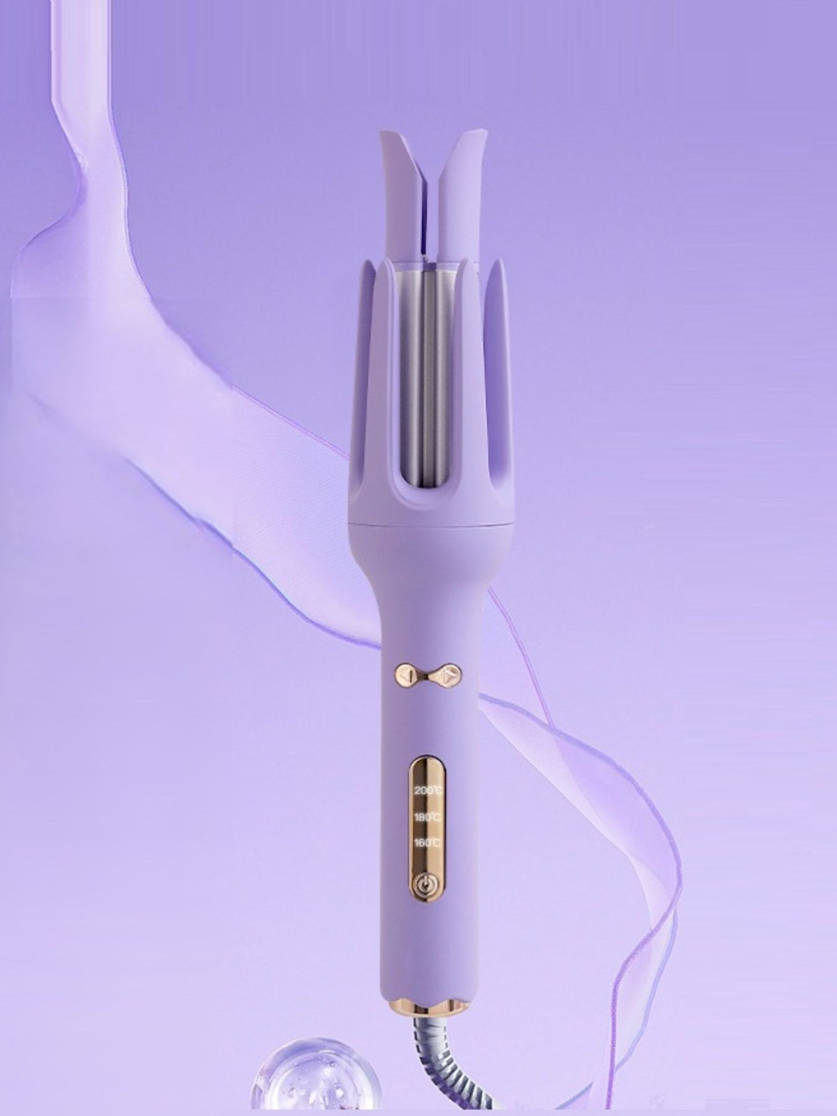 Blush pink automatic curling iron