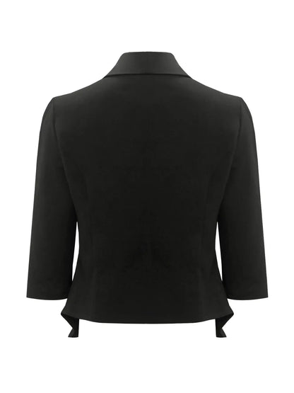 Three-Quarter Sleeve Blazer - Fashorio