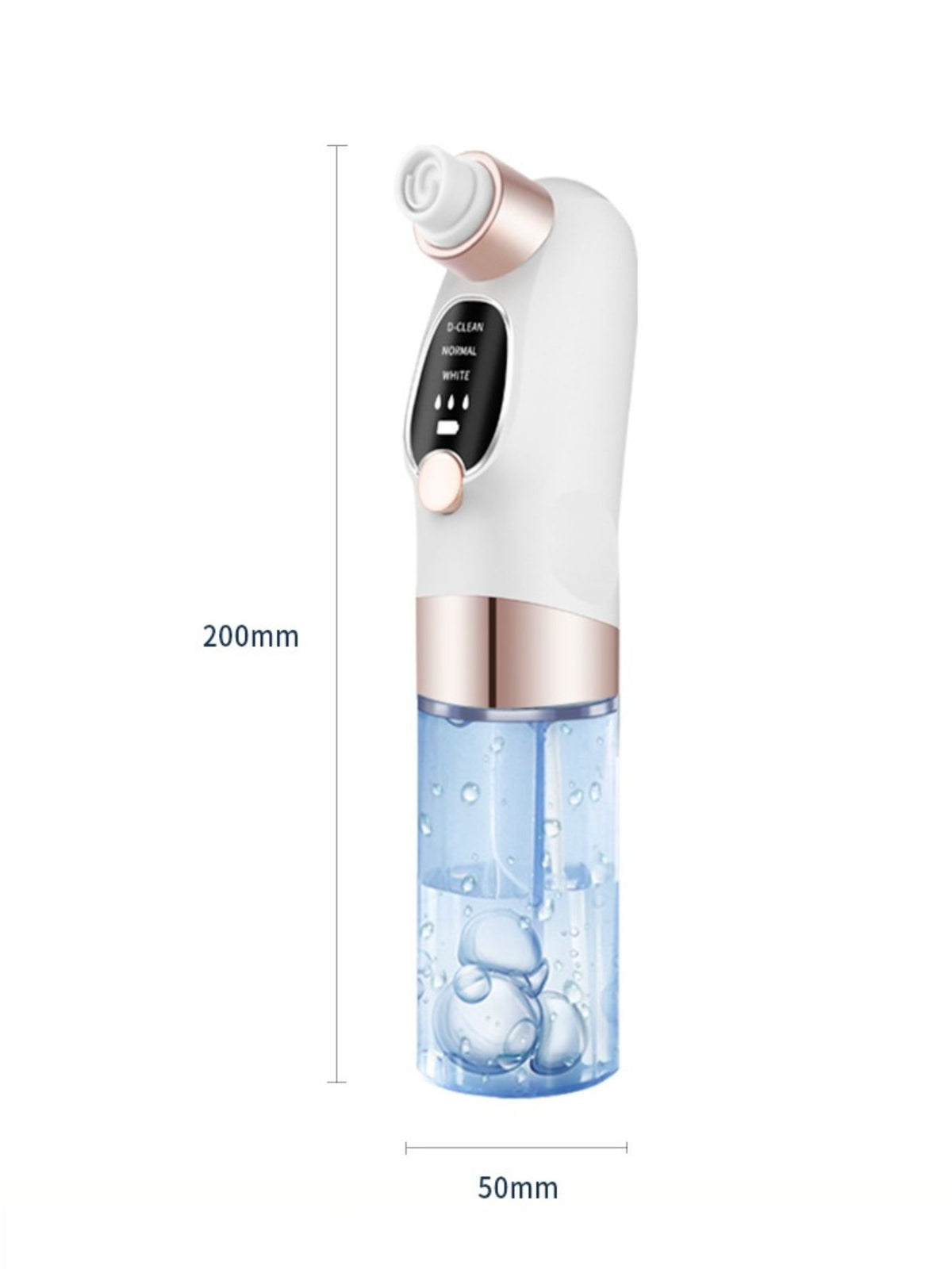 Facial cleansing device back view