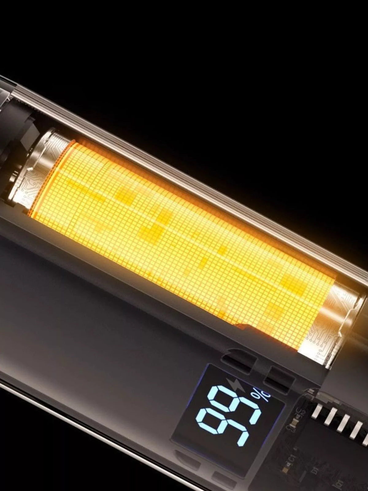 Trimmer charging port view