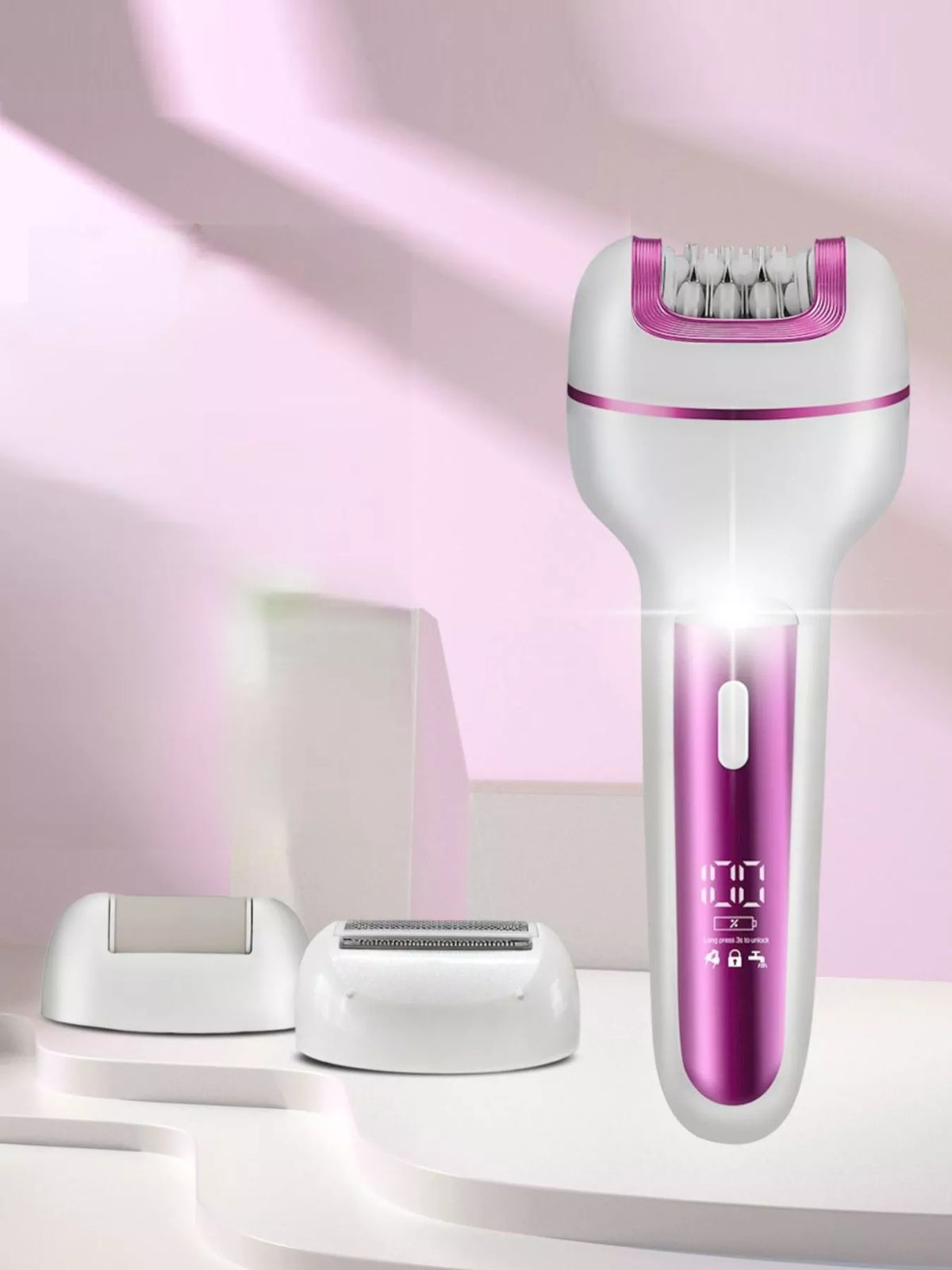Pink epilator front view