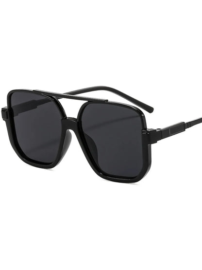 Oversized Square Frame Fashion Sunglasses styleD One Size - Fashorio