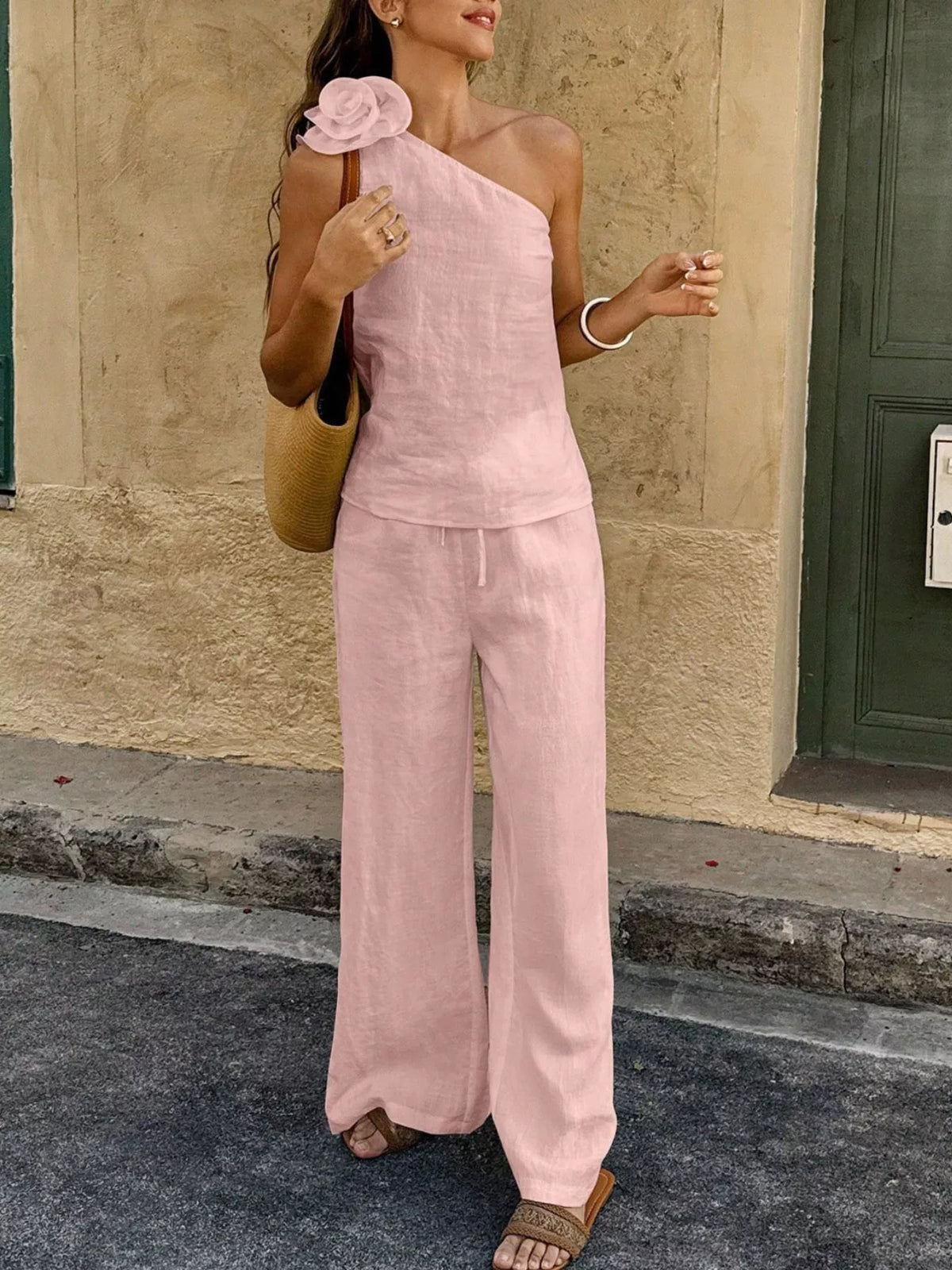 Floral two piece set angle