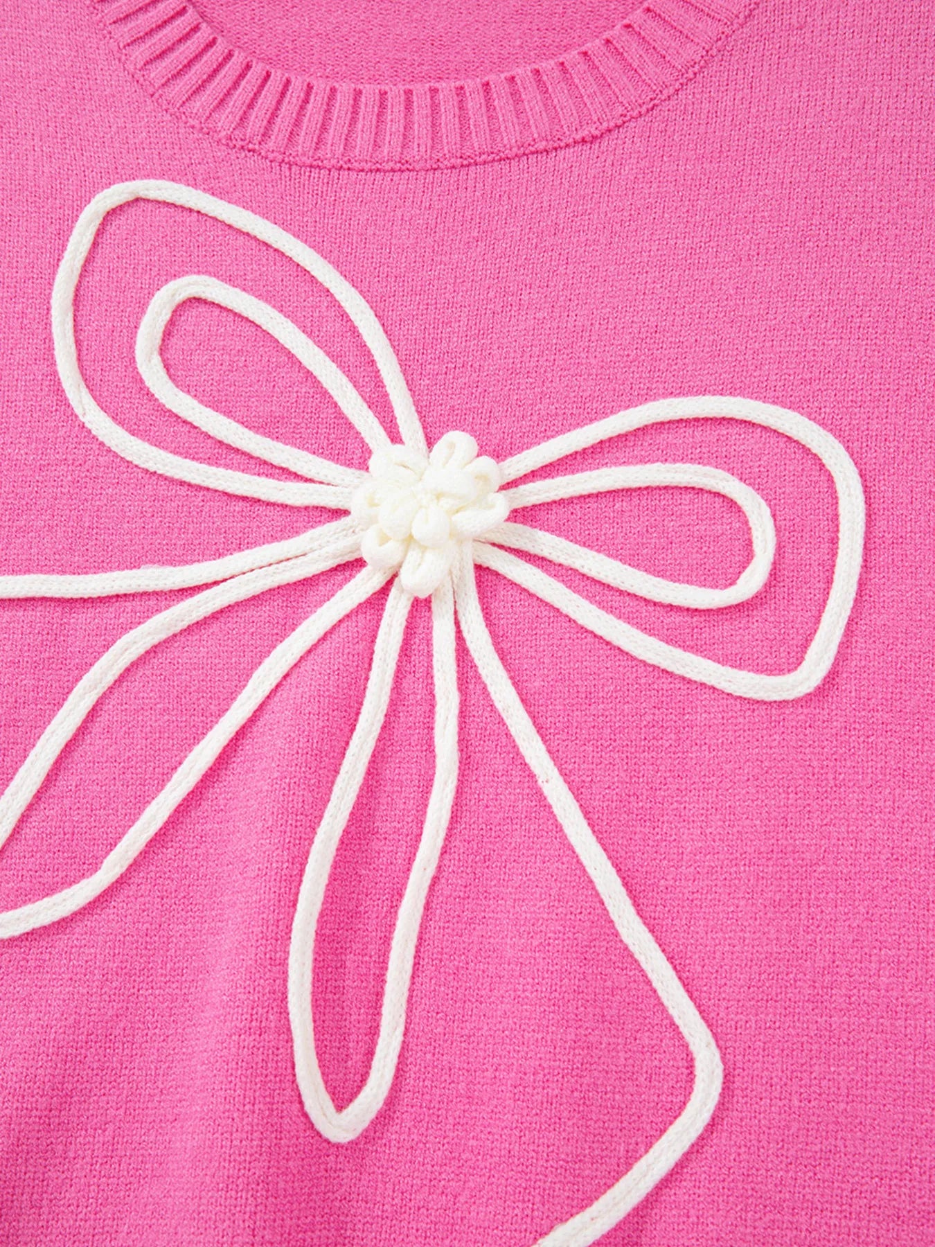 Ribbed Hem Long Sleeve Sweater - Fashorio