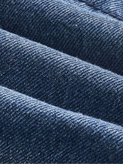 Men's Pocketed Denim Shorts - Fashorio