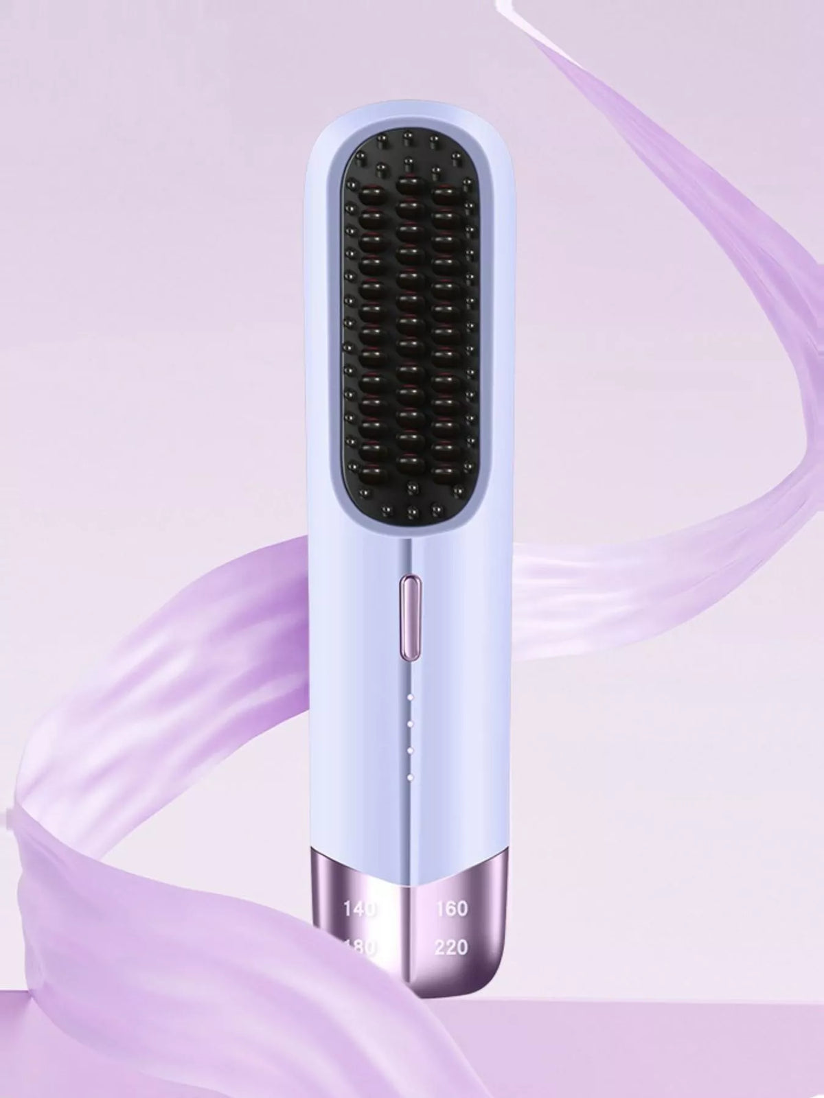 Straightener brush controls and display