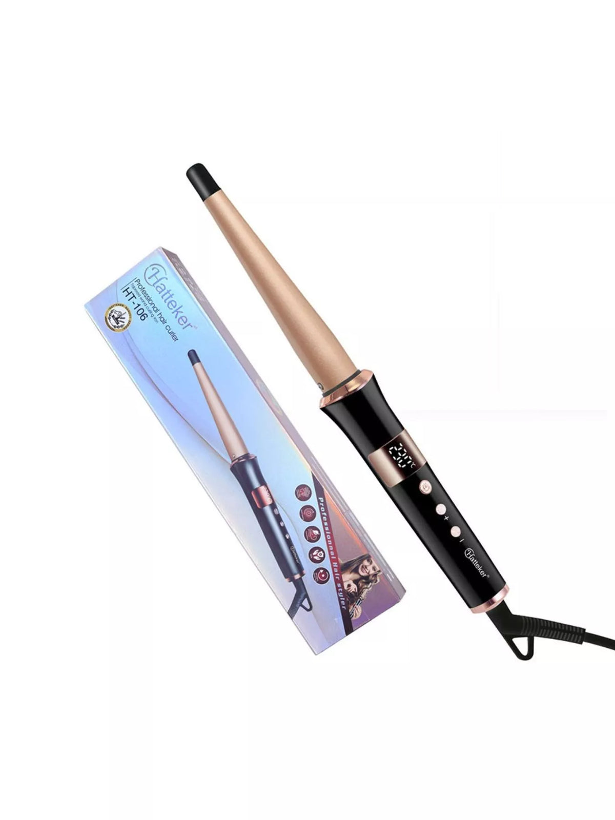 Curling iron plug detail