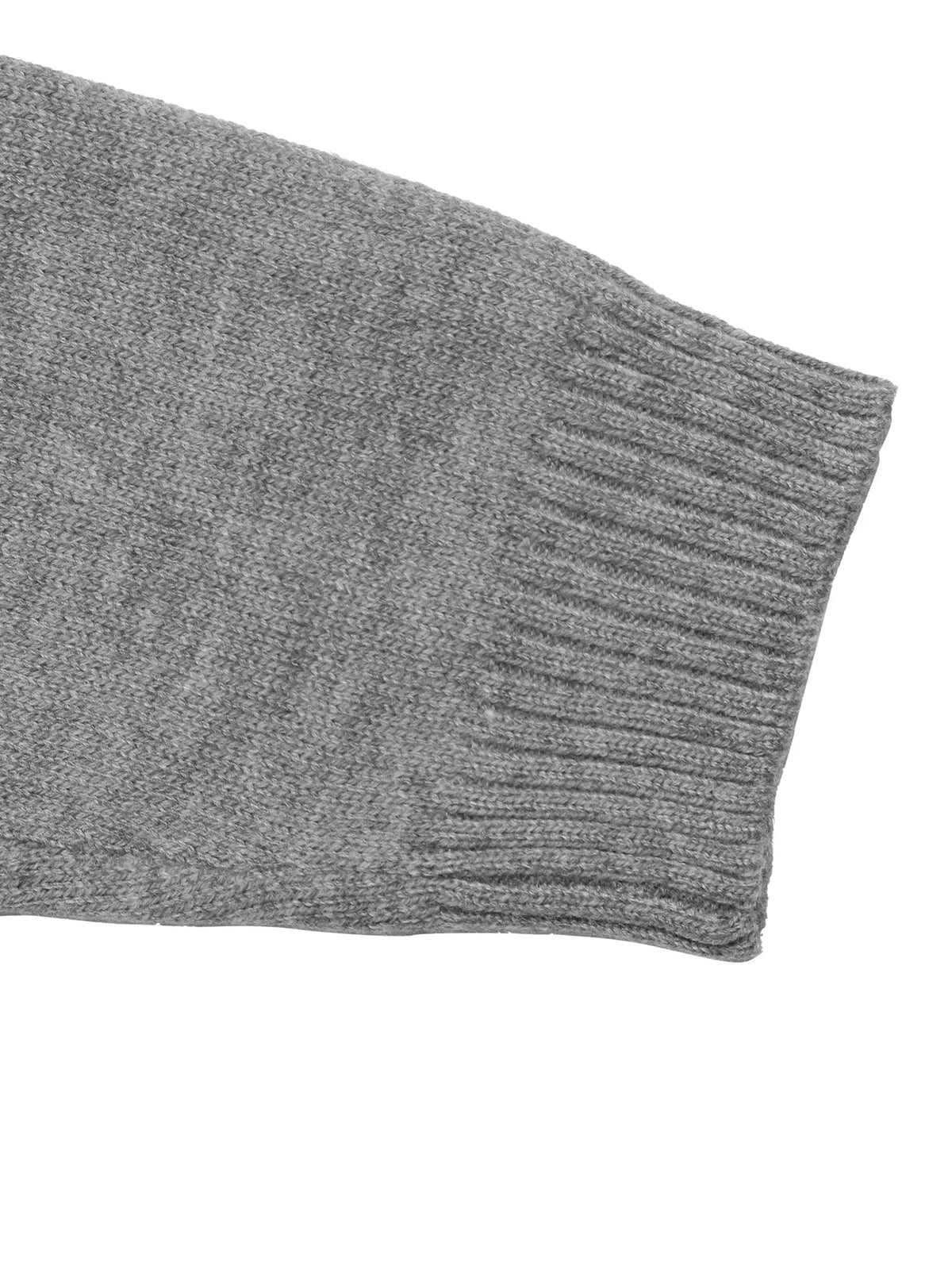 Contrast Collar Drop Shoulder Sweater view 7