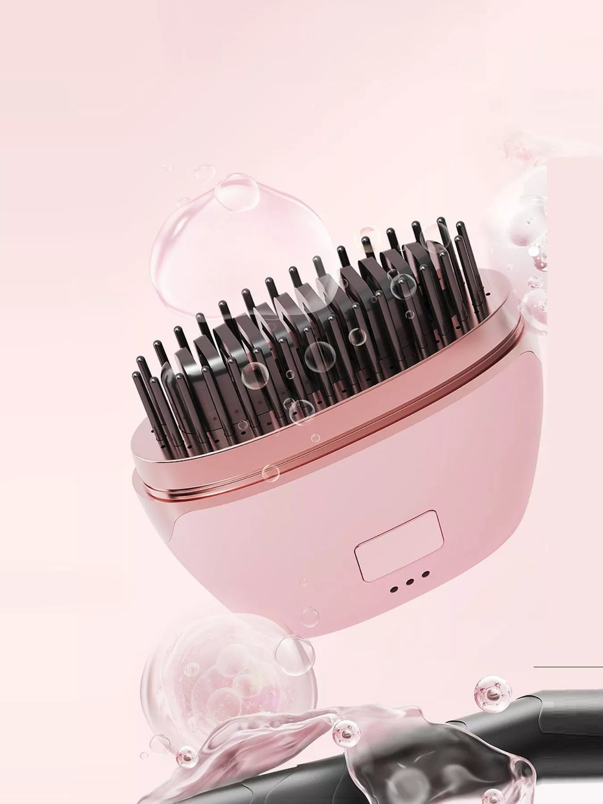Straightening comb straightening hair