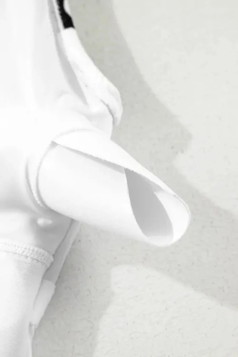 Tied Front Contrast Striped One-Piece Swimsuit - Fashorio