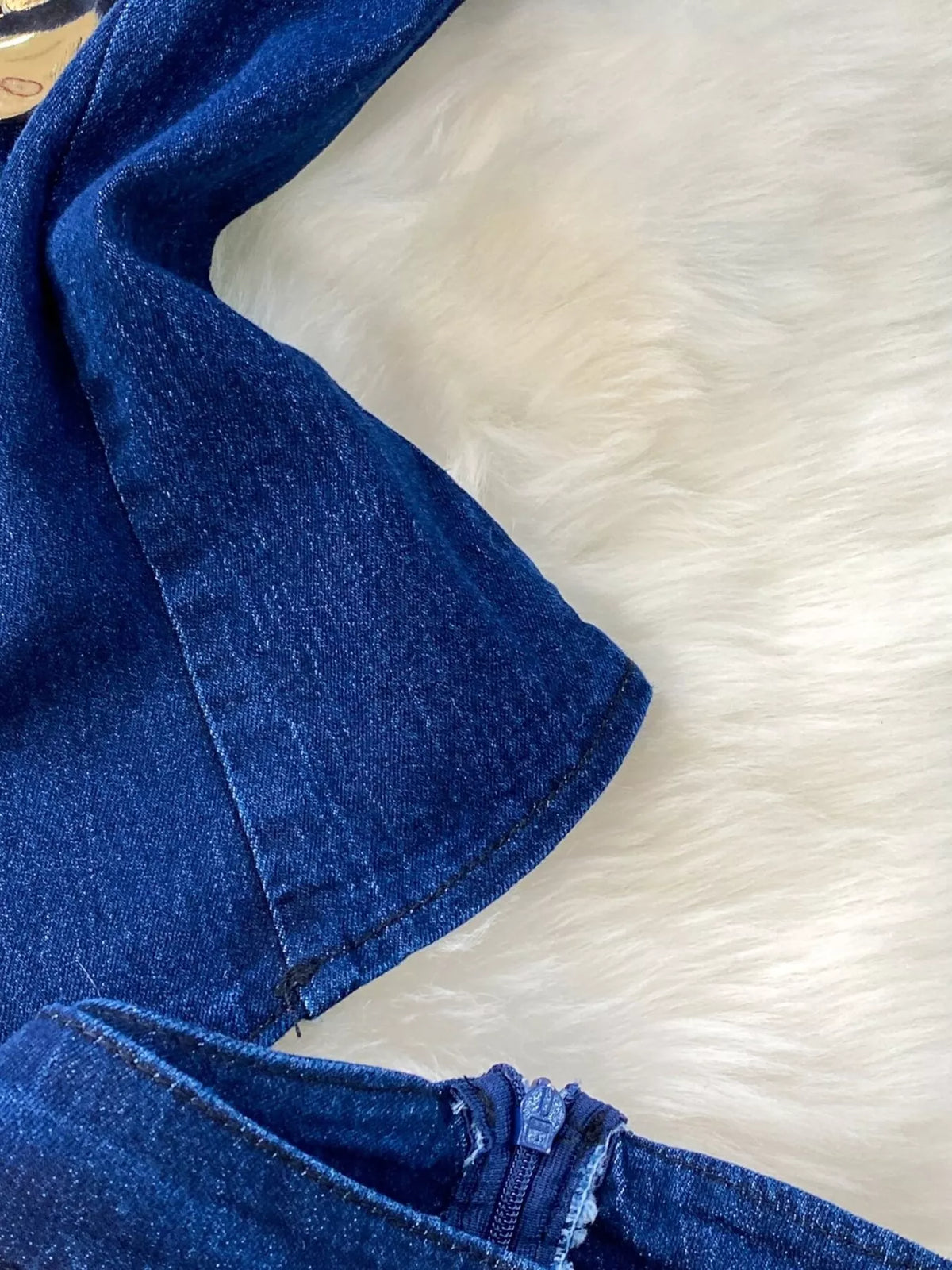 Denim on denim set casual look