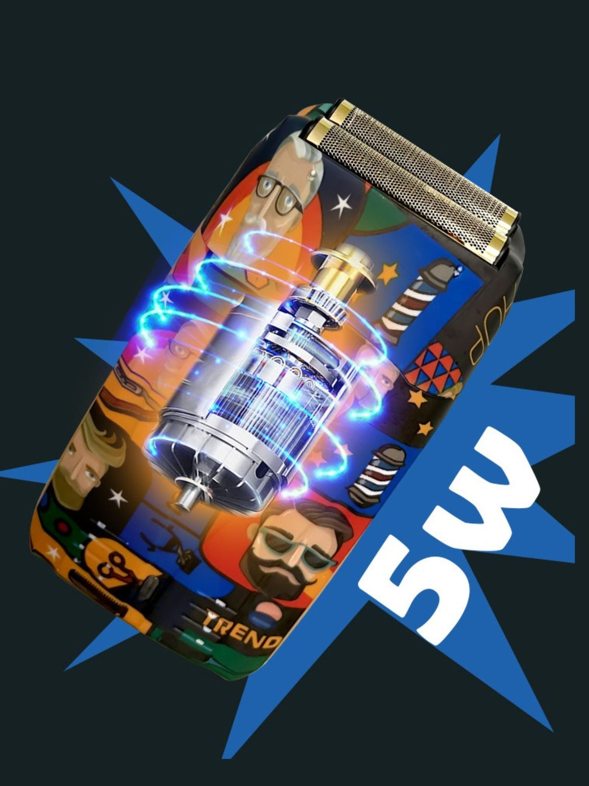 Foil shaver side profile