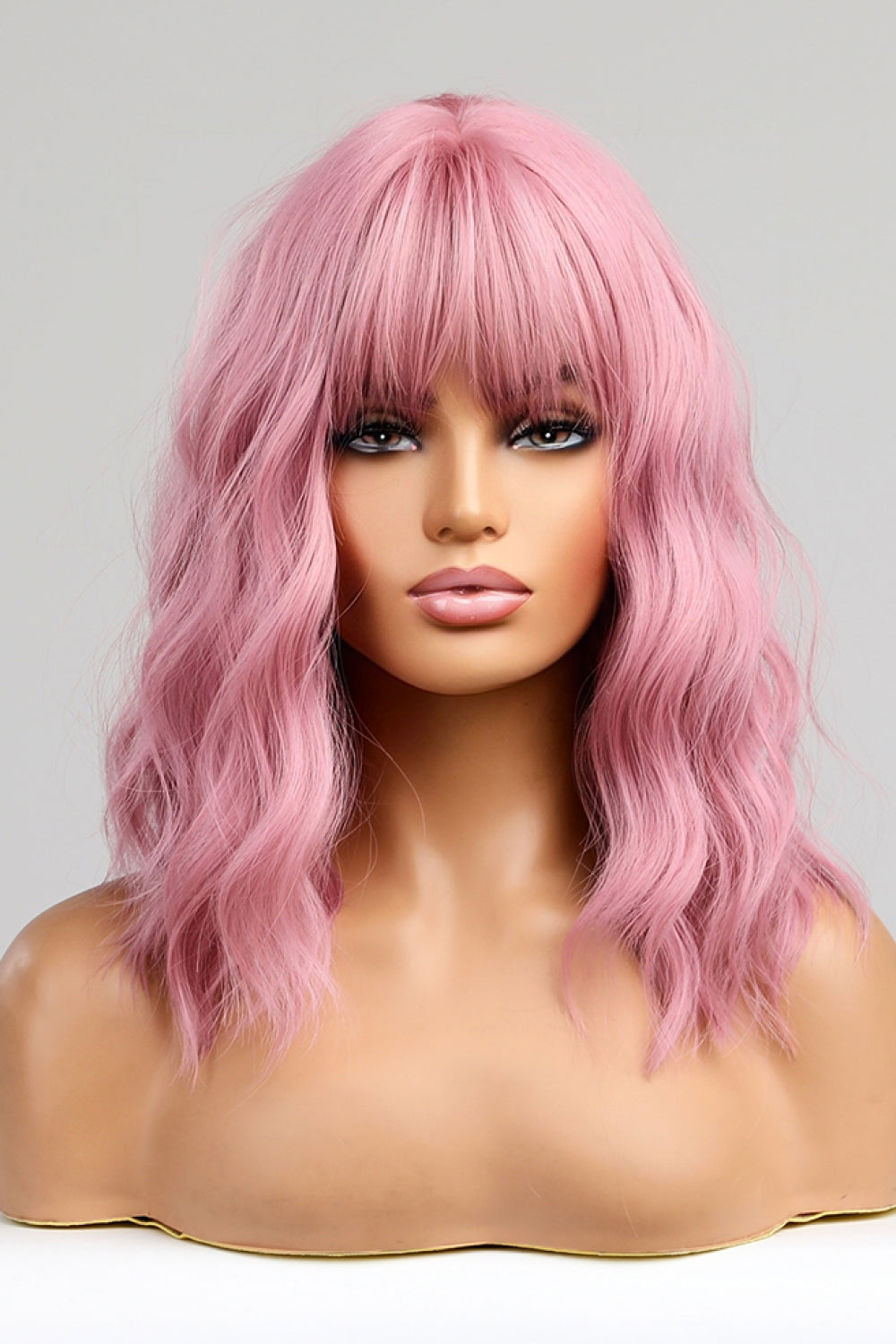 Wave hair texture close up