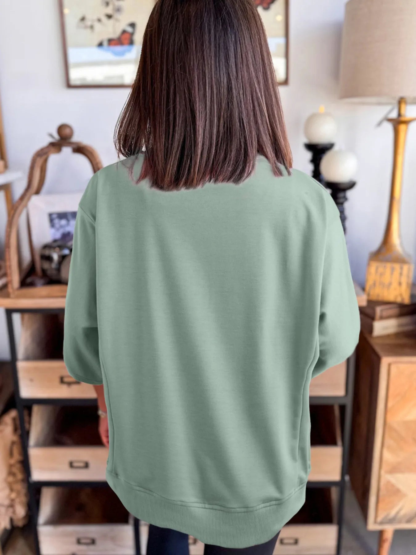 Round Neck Oversized T-Shirt - Fashorio
