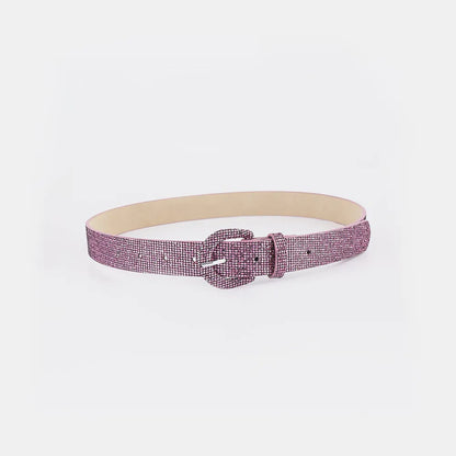 Sequin PU Leather Belt - Fashorio