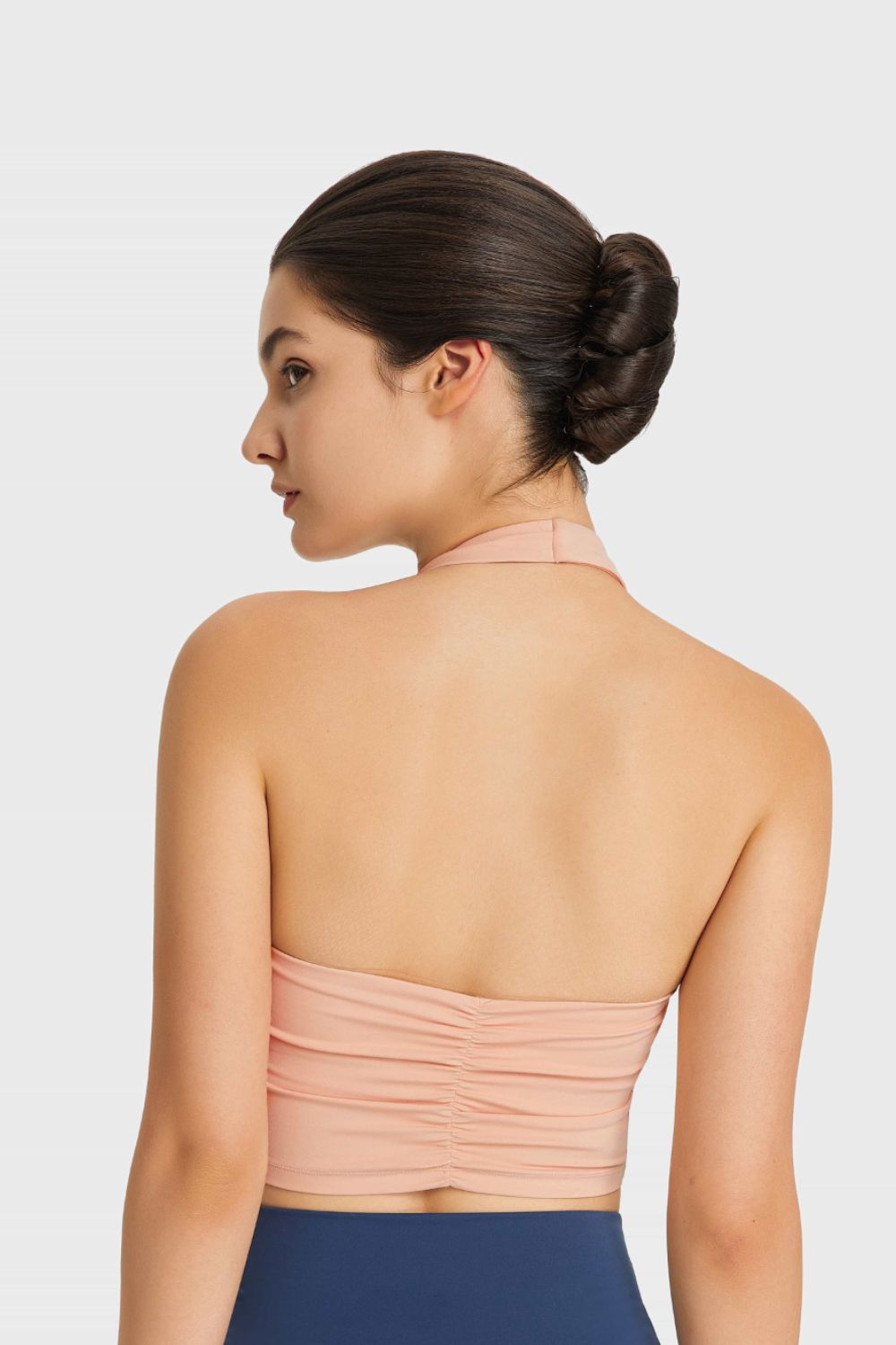 Millennia Breathable Halter Neck Sports Bra - Fashorio