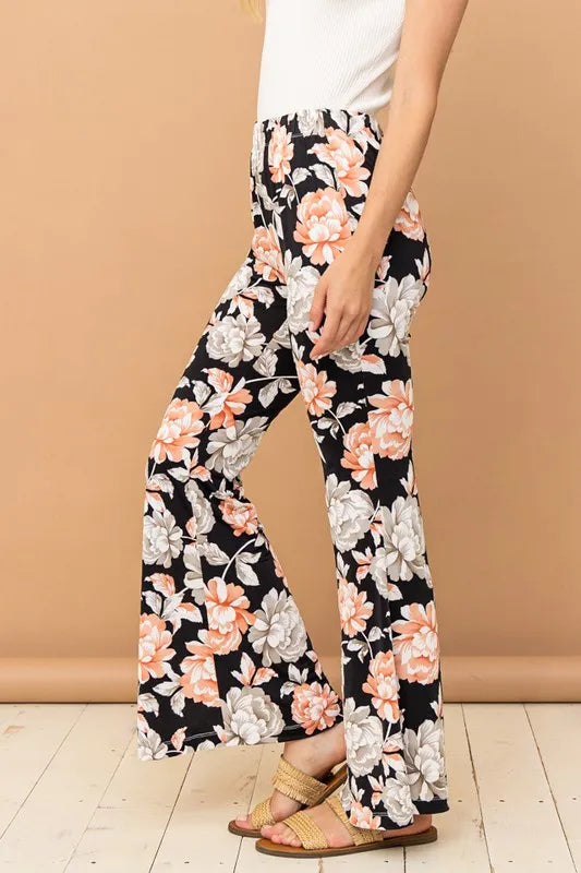 And The Why Wrinkle-Free Stretch Bell Bottom Flare Pants - Fashorio