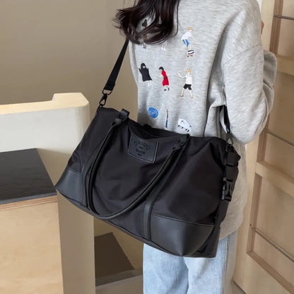 Detachable Crossbody Strap Polyester Travel Bag - Fashorio