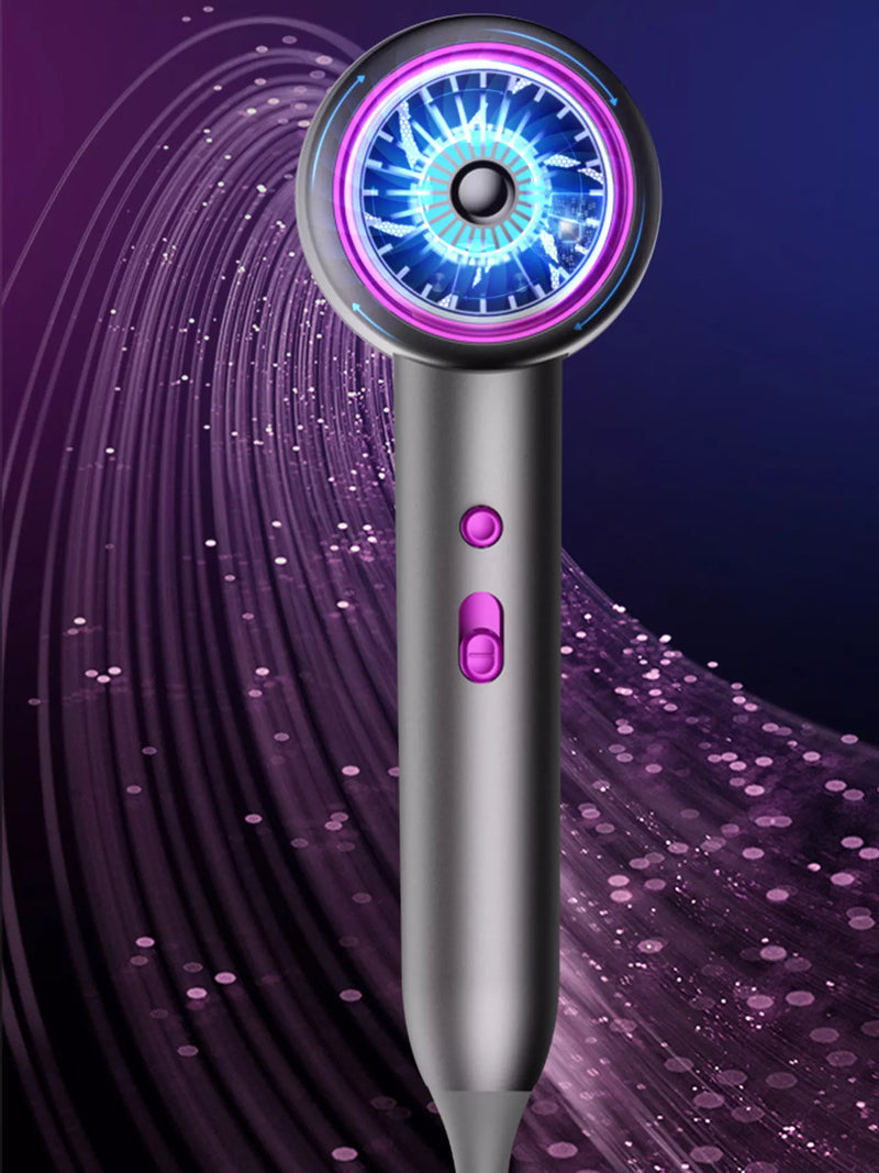 High speed hair dryer in dark gray