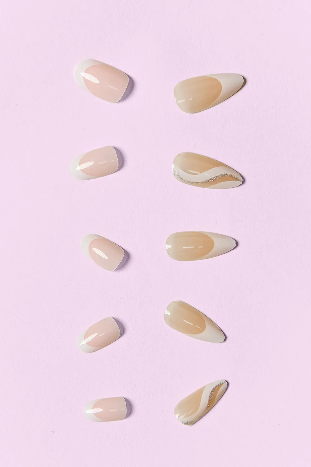 Full view of press on nails kit