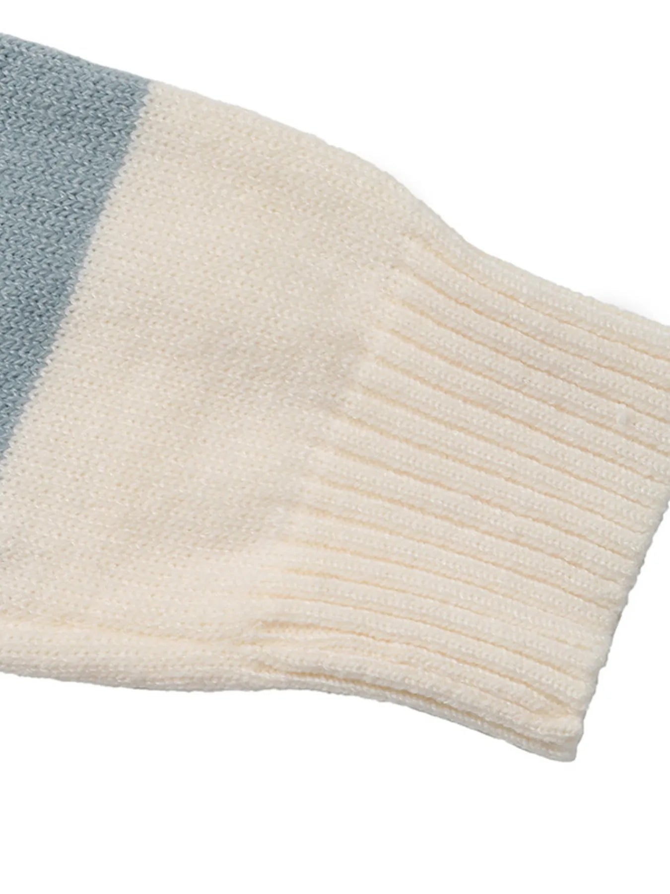 Drawstring Zip Up Striped Cardigan - Fashorio