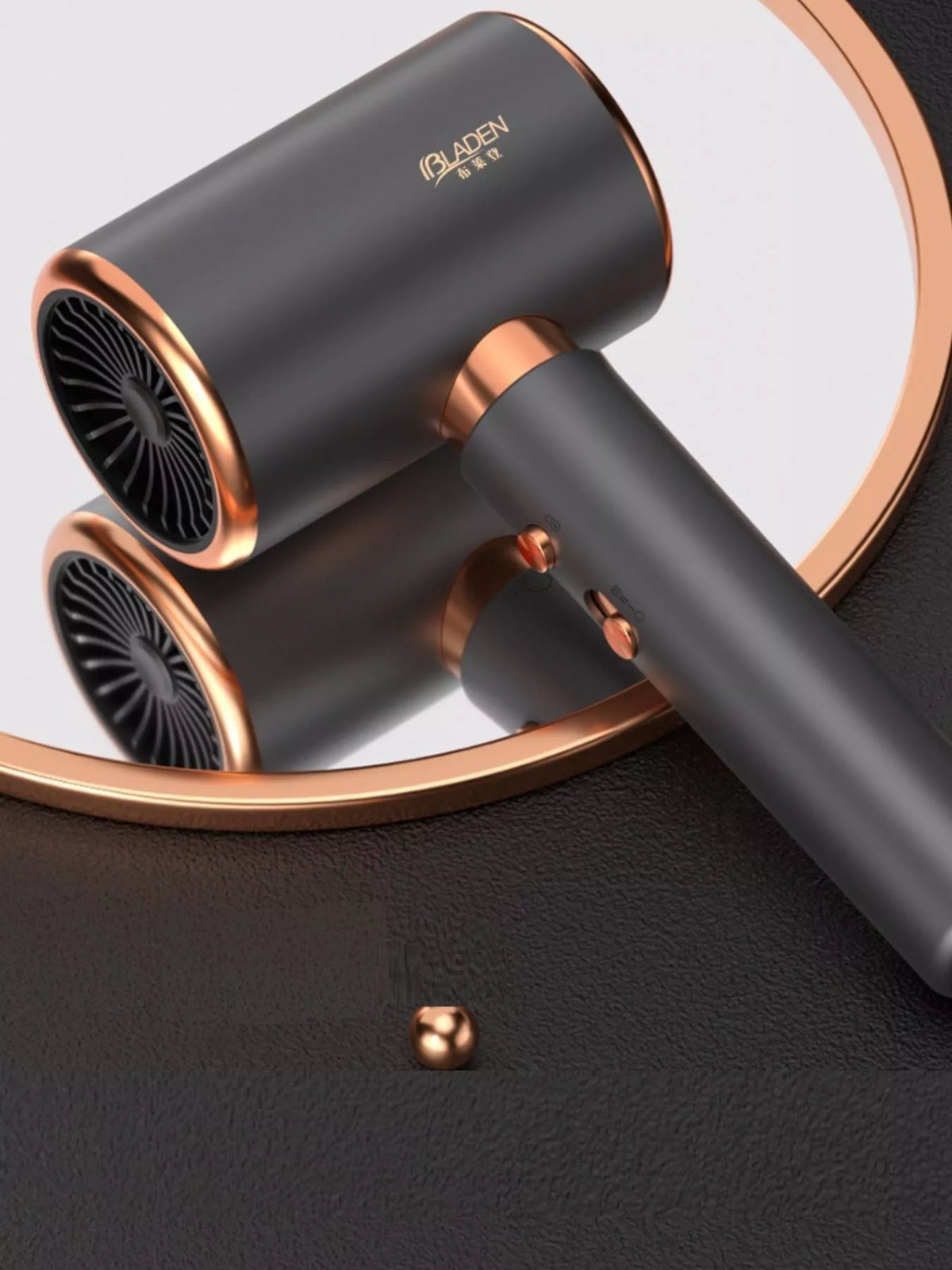 Hair dryer shown in white
