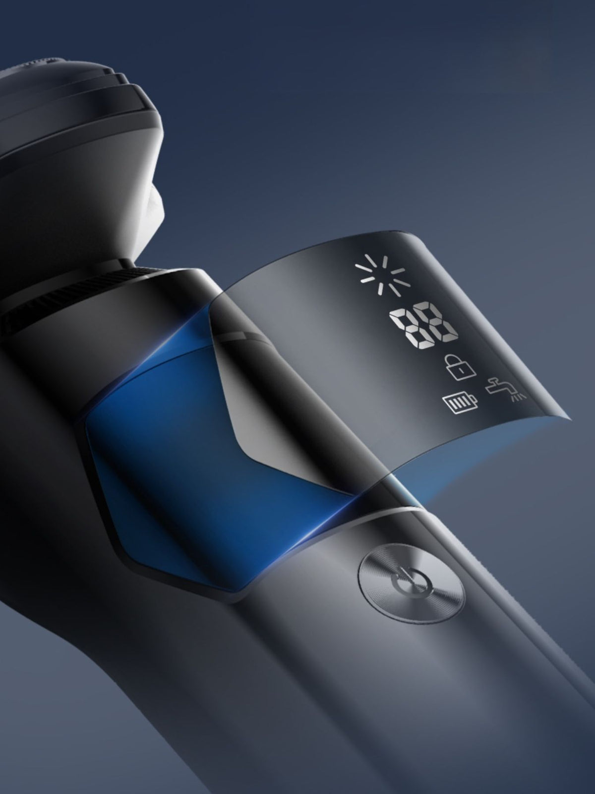 Shaver side profile view