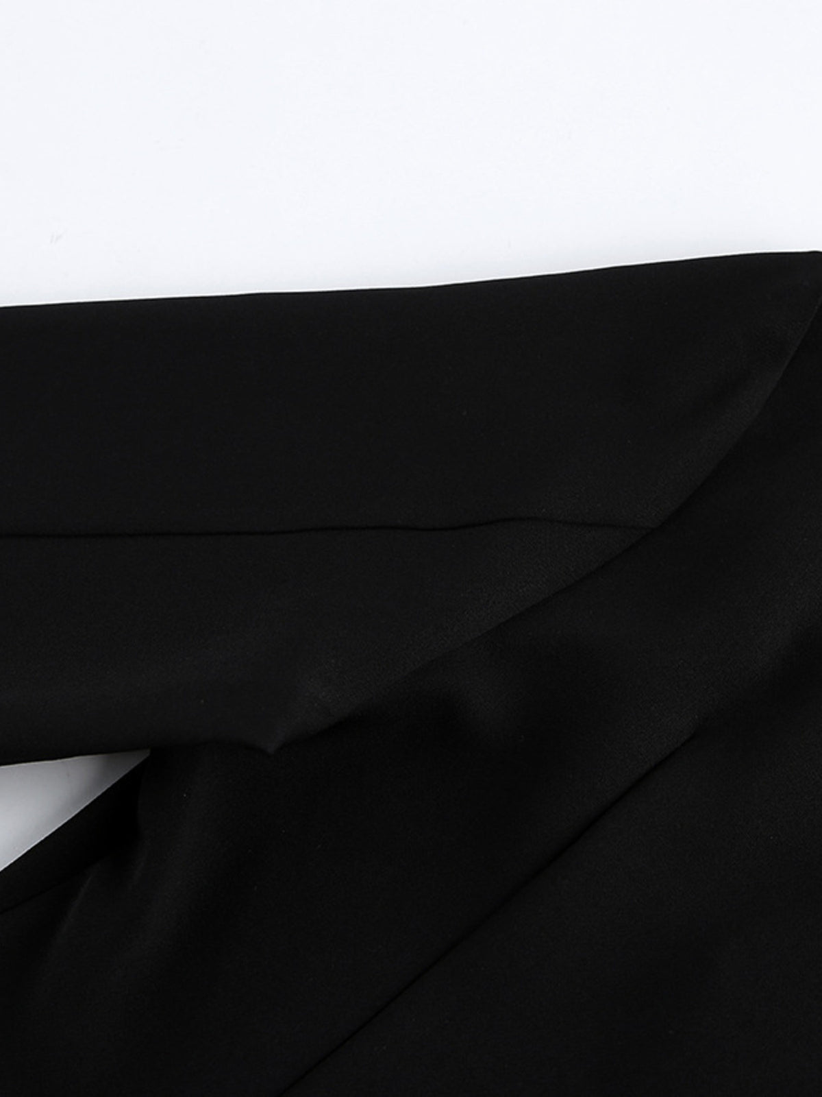 ruched surplice long sleeve dress movement shot