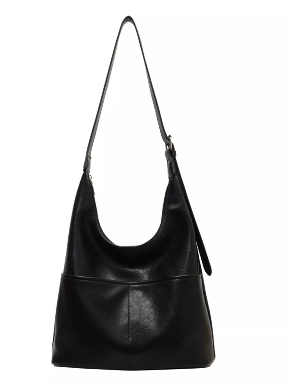 Leather shoulder bag full product shot