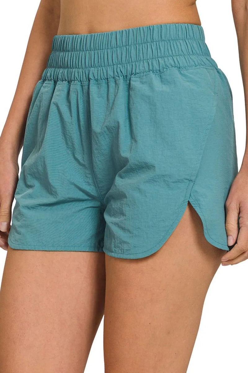 windbreaker running shorts front view