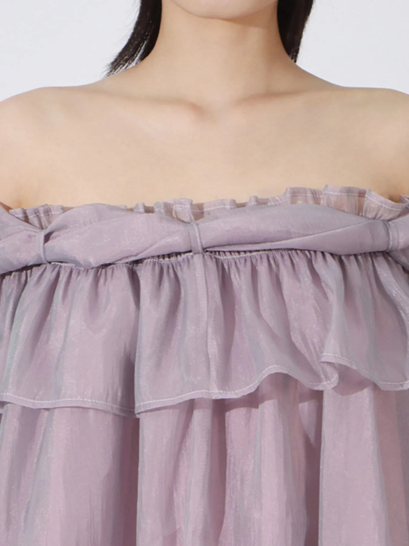 Ruffled Off-Shoulder Flounce Sleeve Blouse - Fashorio