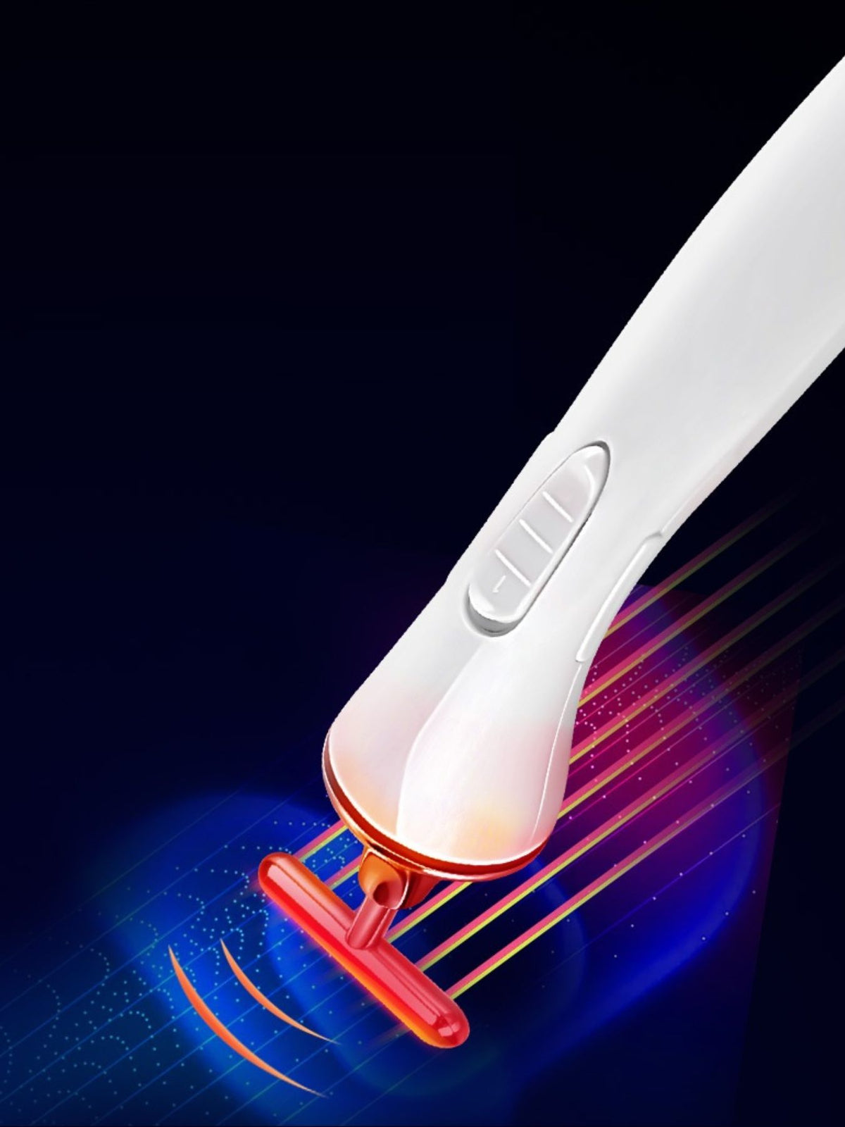 Skincare massager on surface