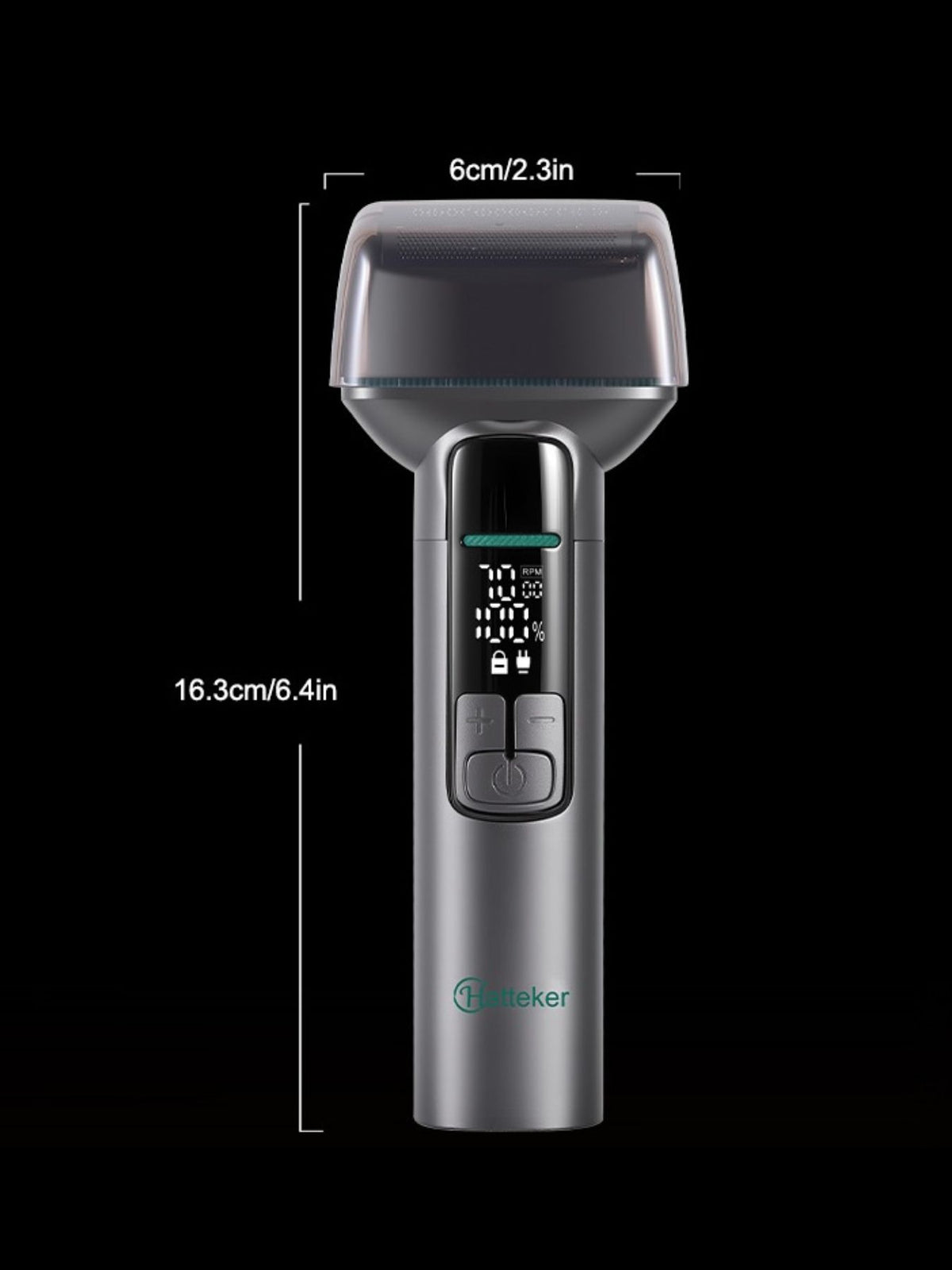 Electric shaver packaged for travel