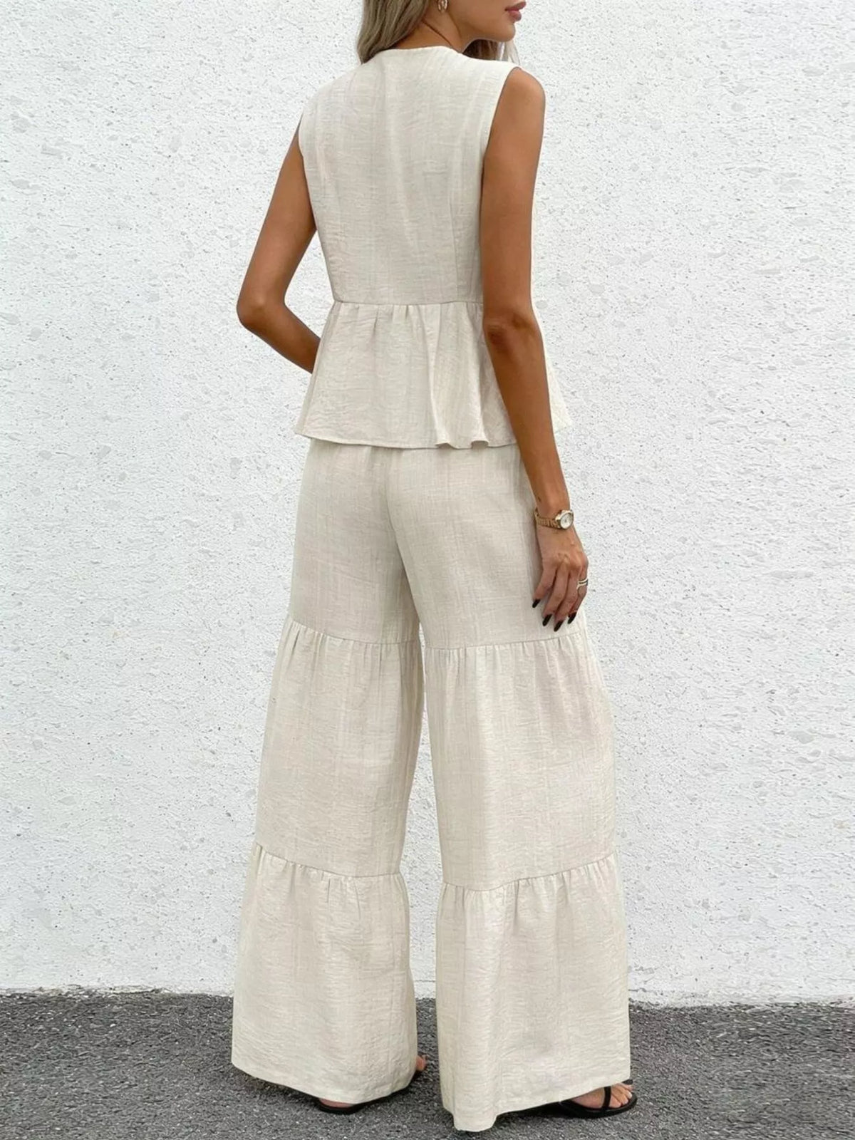 Womens two piece set back view