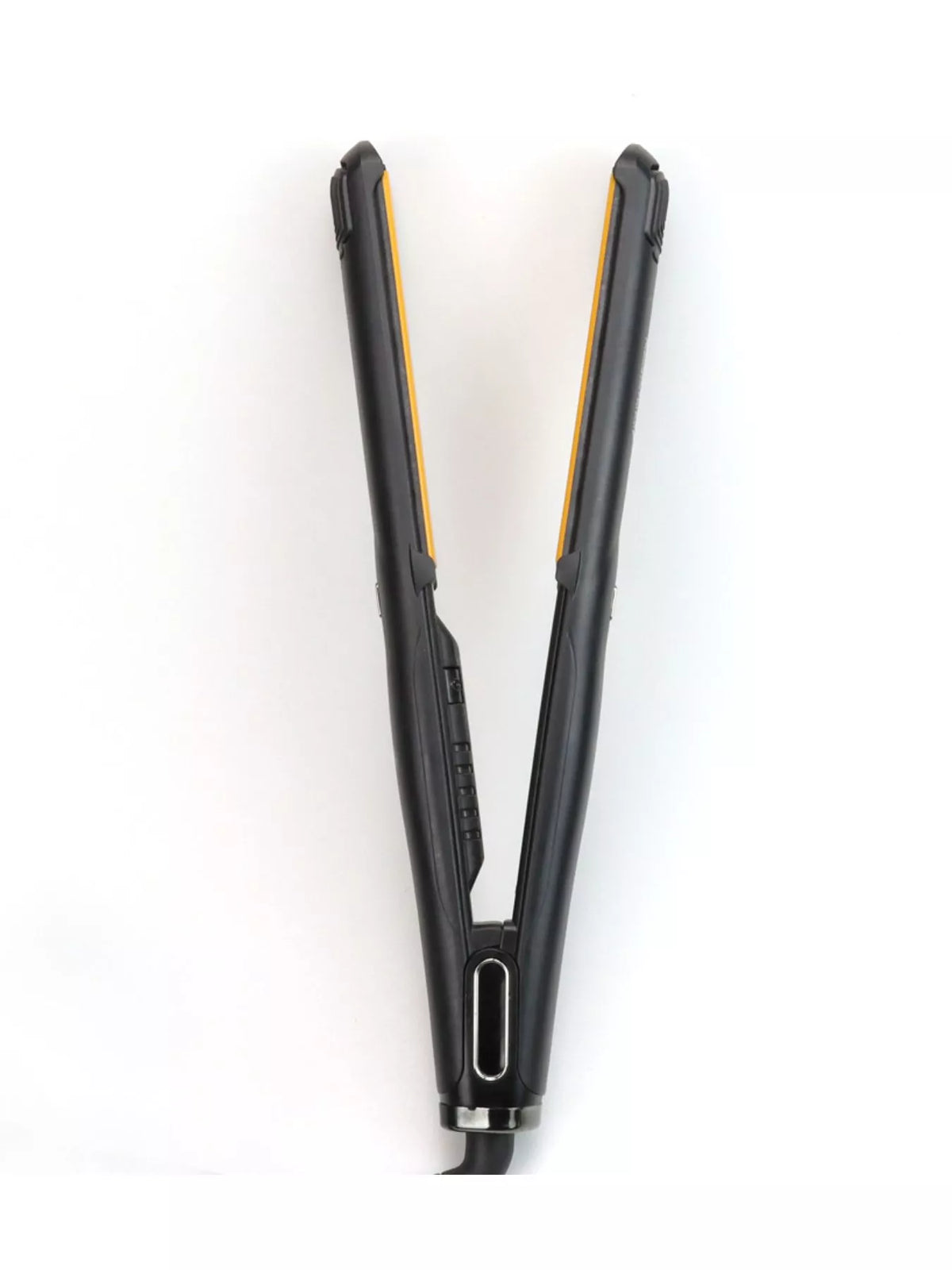 Hair straightener temperature display