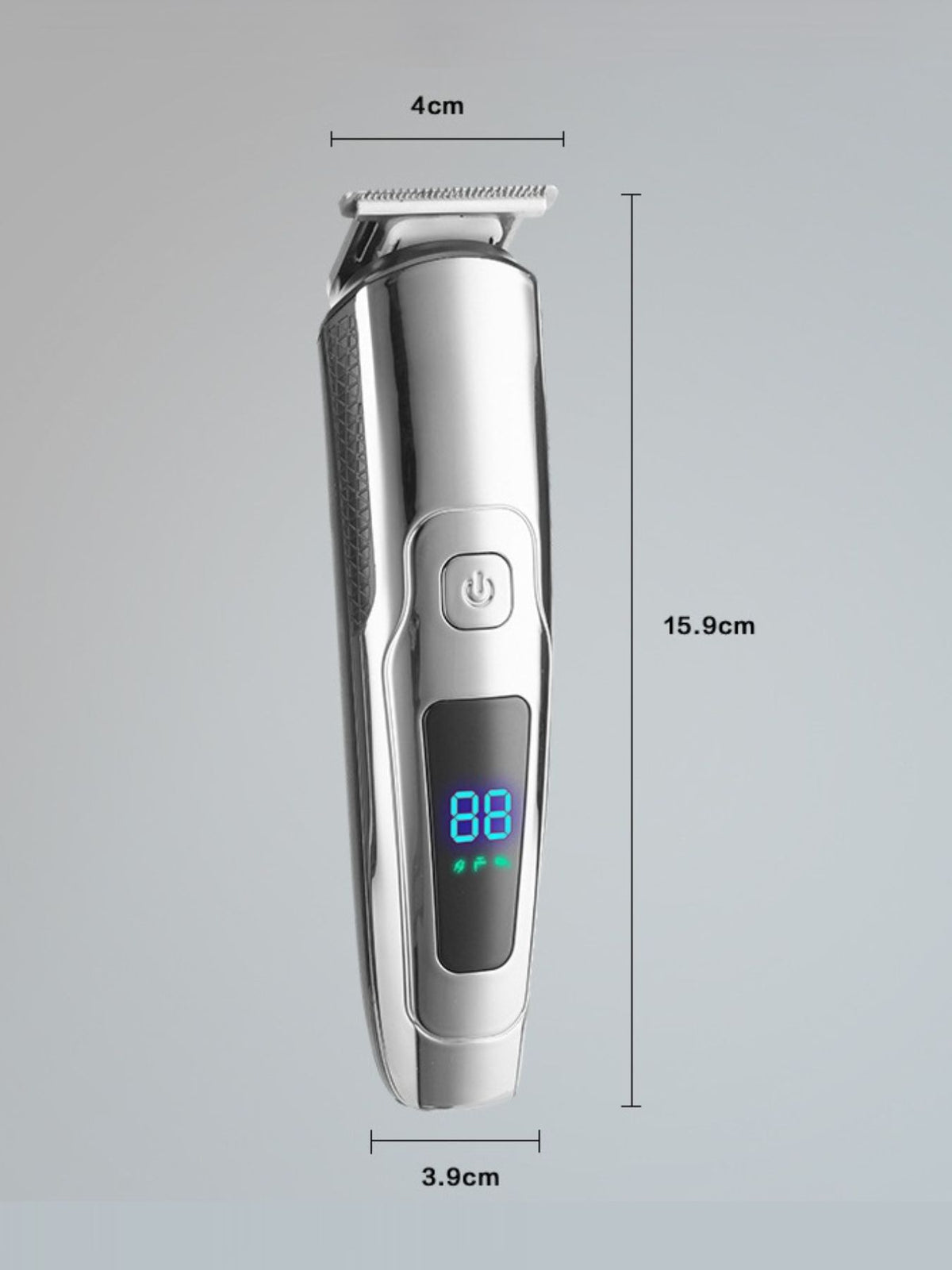 Hair clipper held in hand