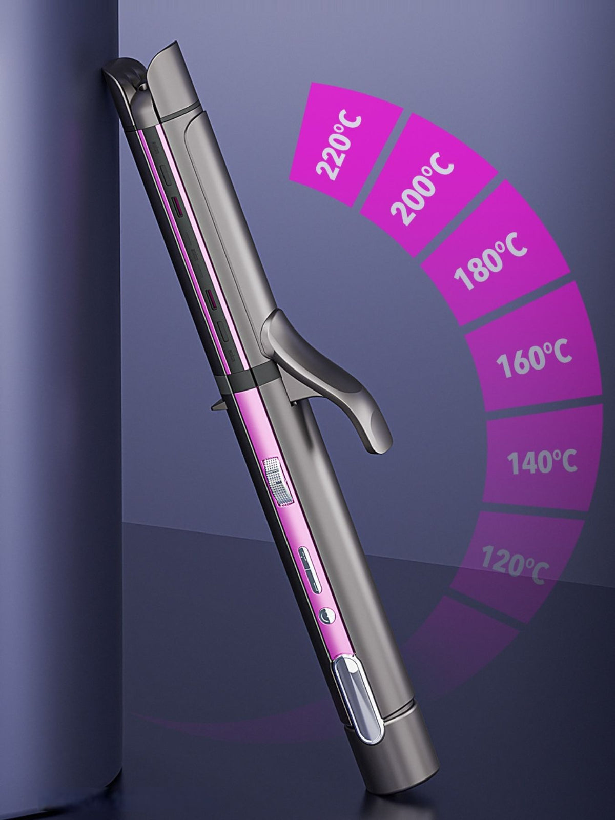 Straightener temperature control detail