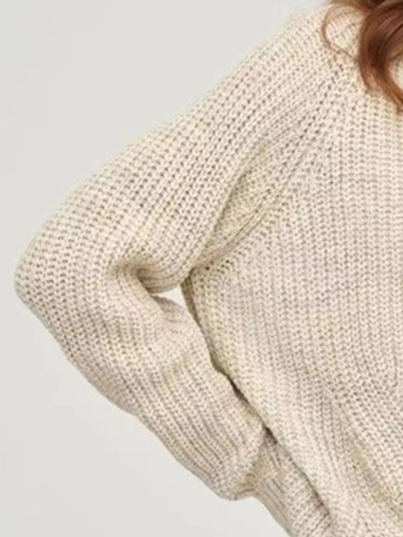 Turtleneck Long Sleeve Sweater - Fashorio