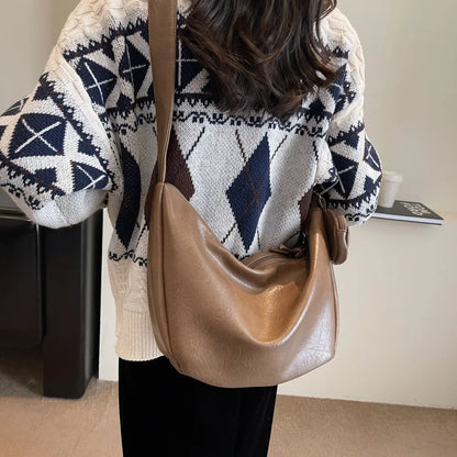 PU Leather Crossbody Bag with Small Purse - Fashorio
