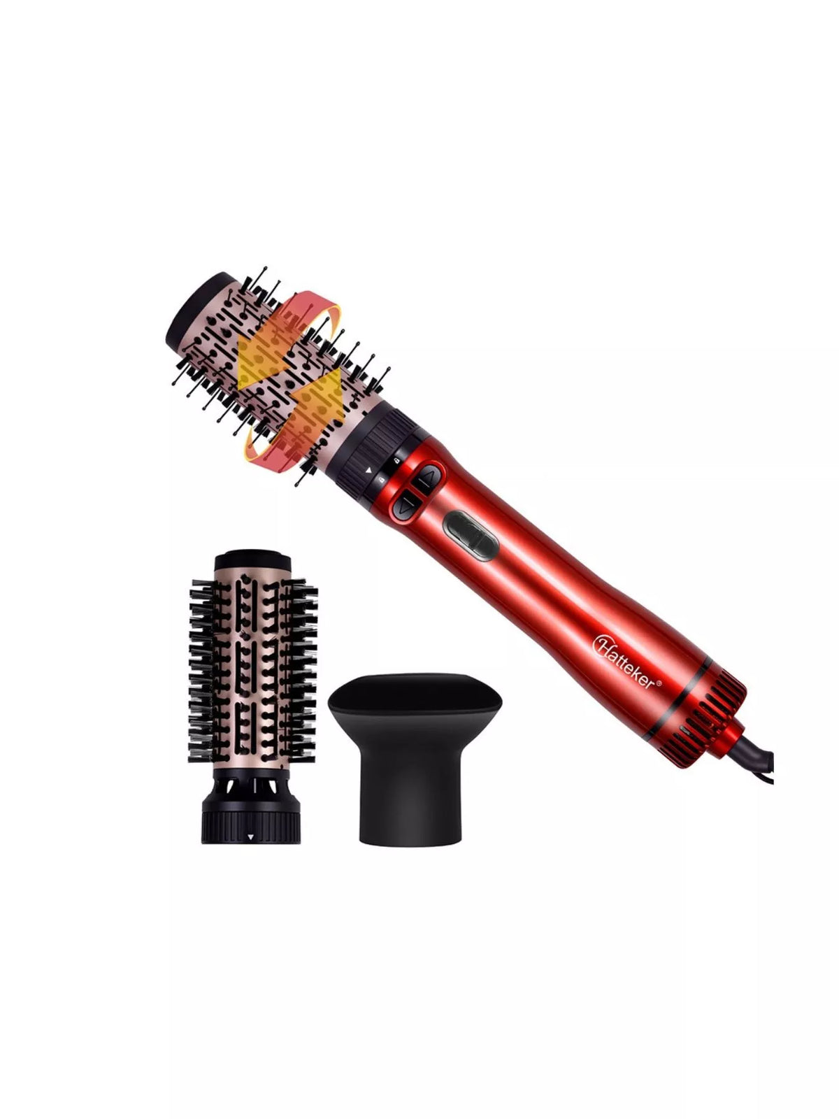 3 in 1 hot air brush packaged view