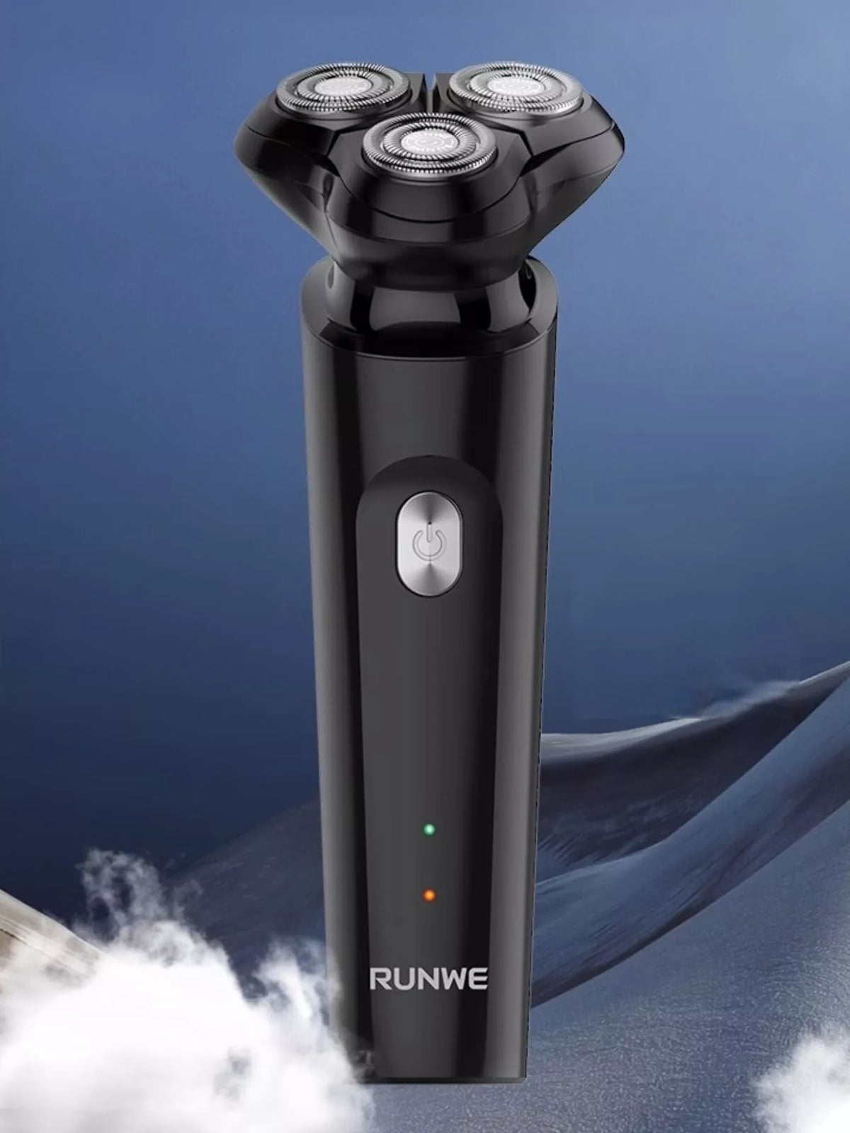 Rotary shaver body side profile