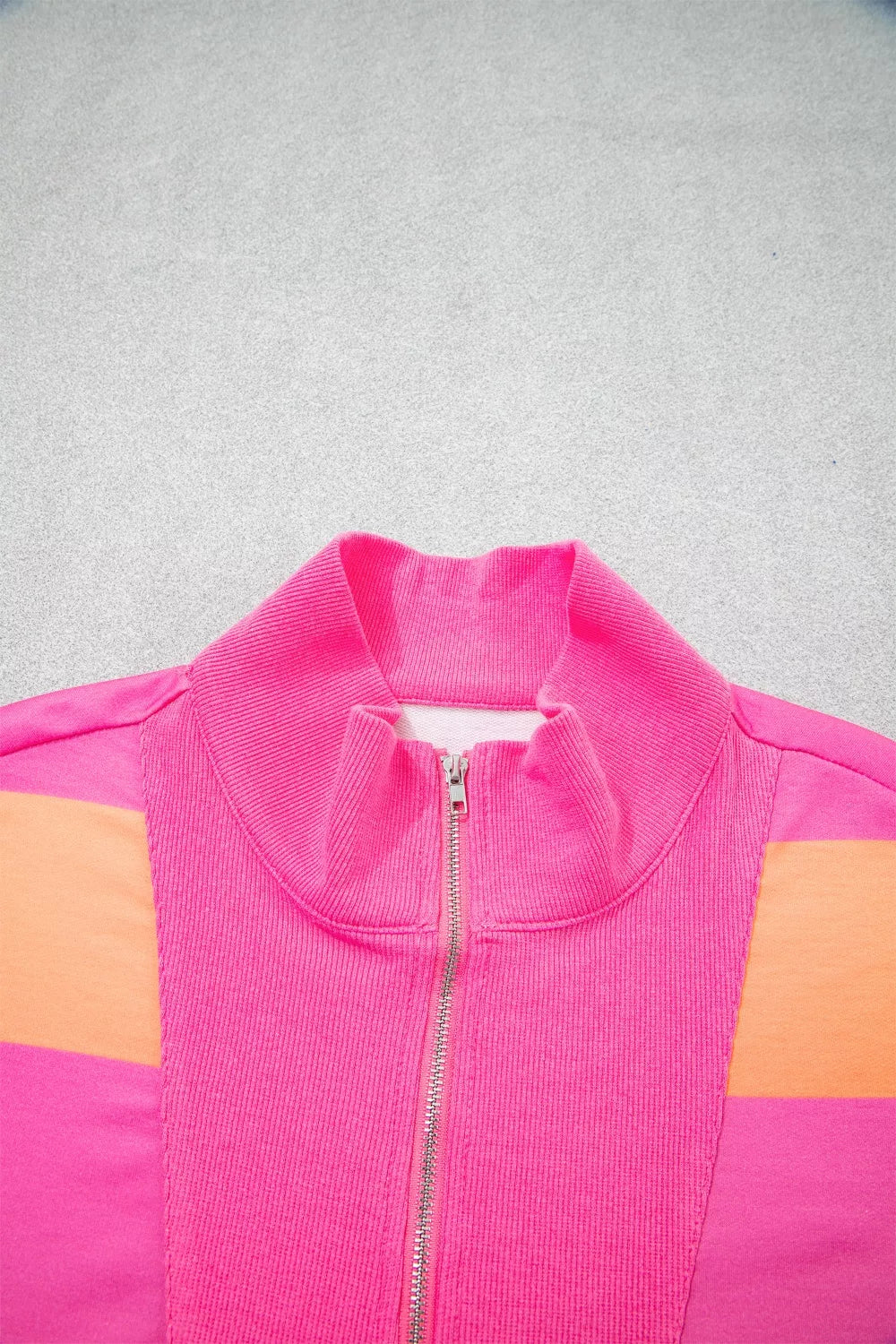Hot pink striped set full outfit styling