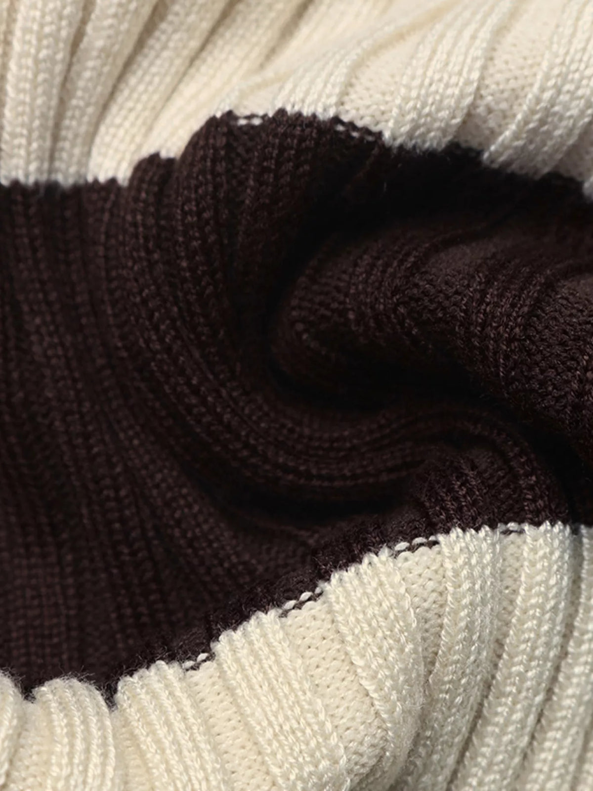 Striped Ribbed Long Sleeve Sweater view 8
