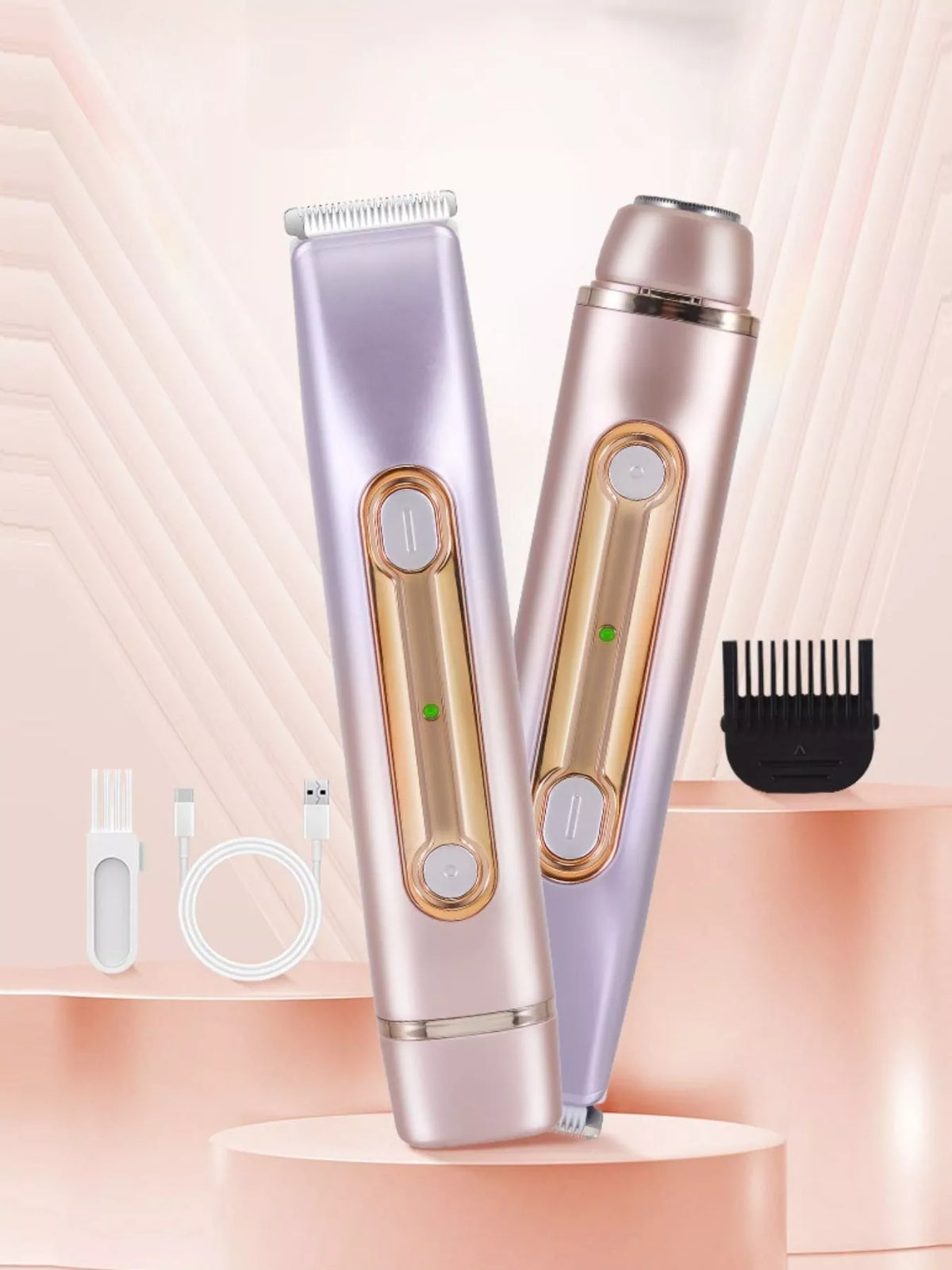 2-in-1 epilator in lavender