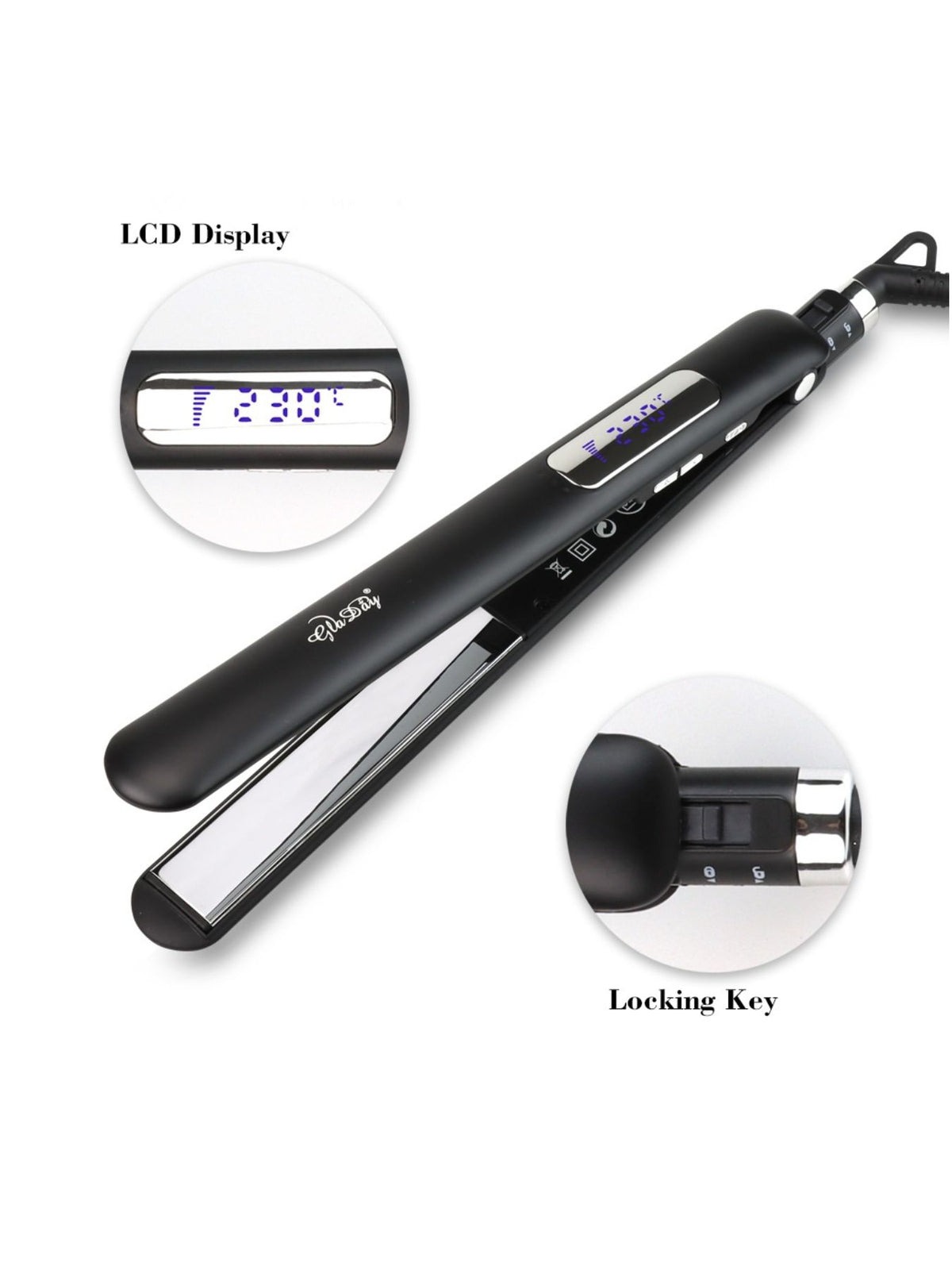 Straightener handle and grip
