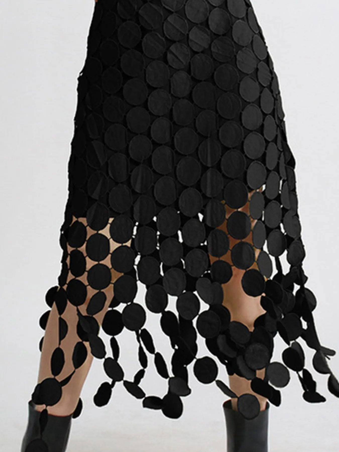 Fringe Midi Skirt - Fashorio