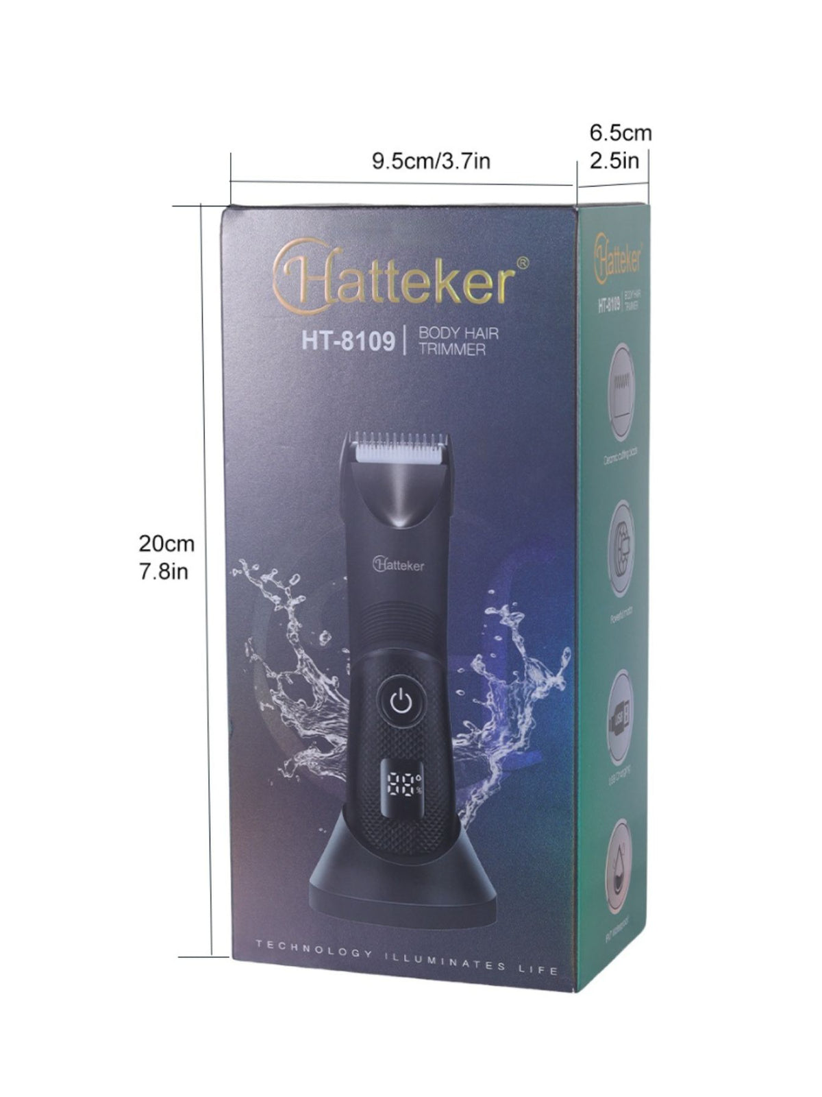 Cordless epilator packaged