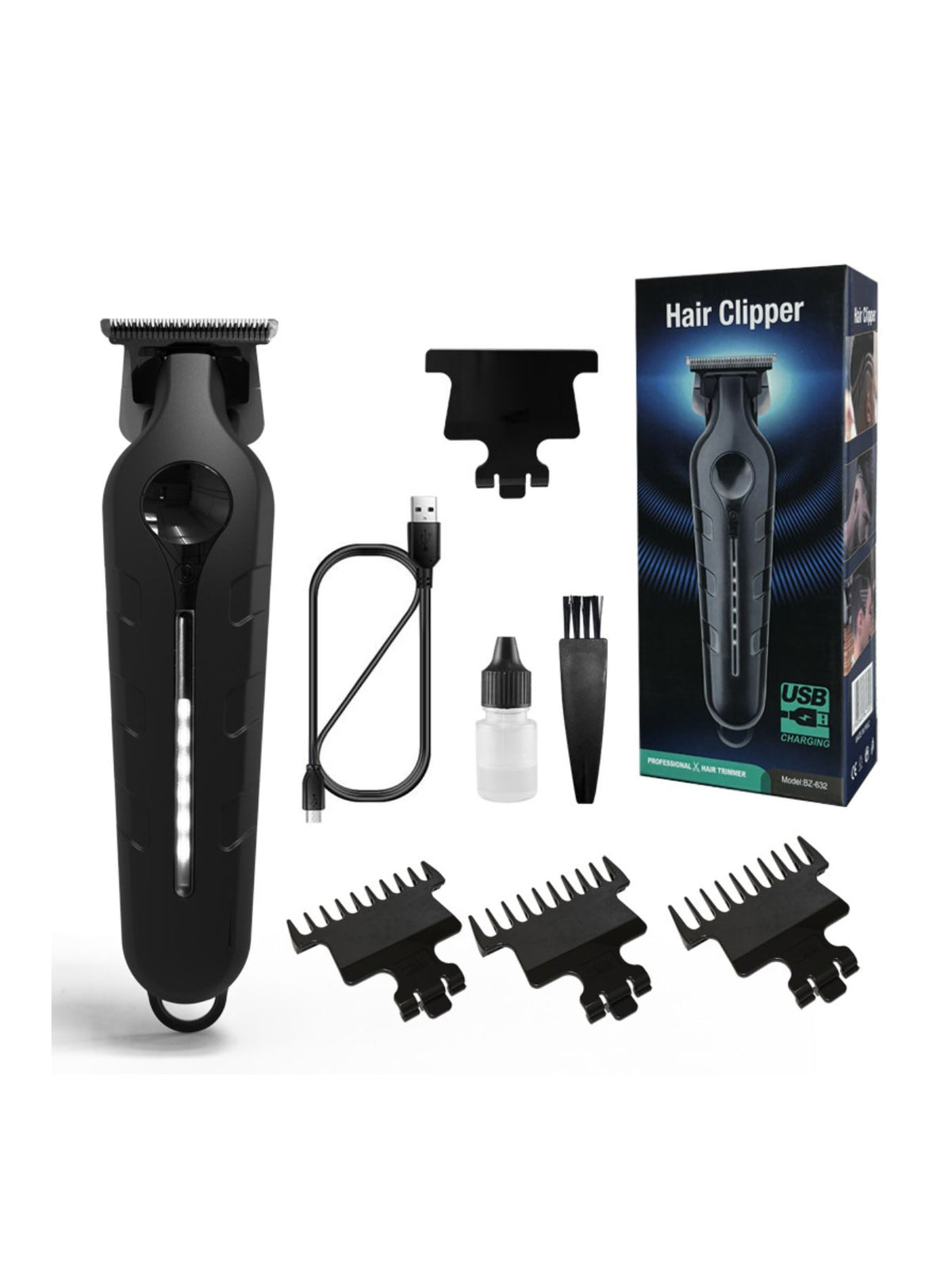 Full clipper grooming kit contents