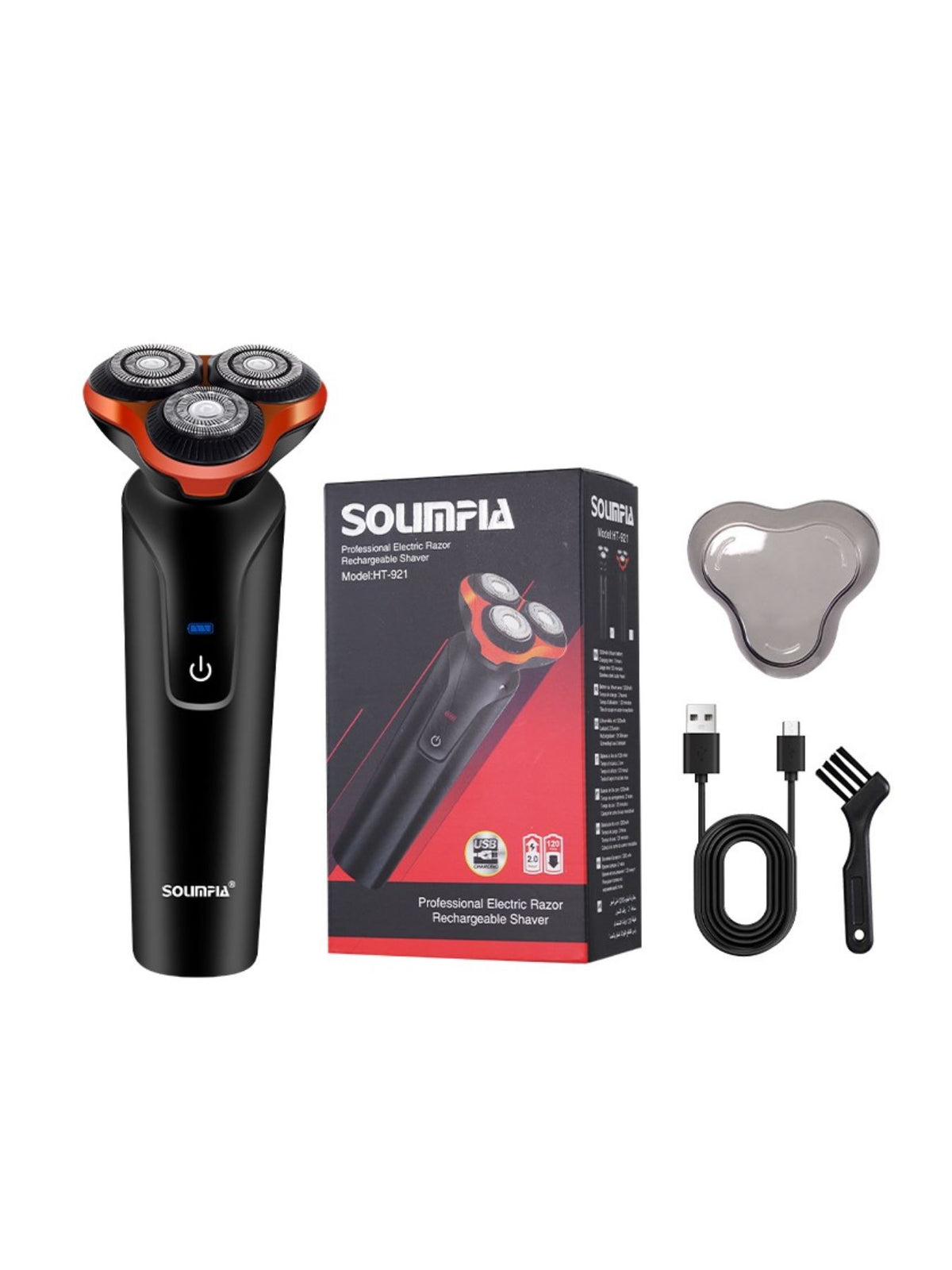 3 head shaver both color options