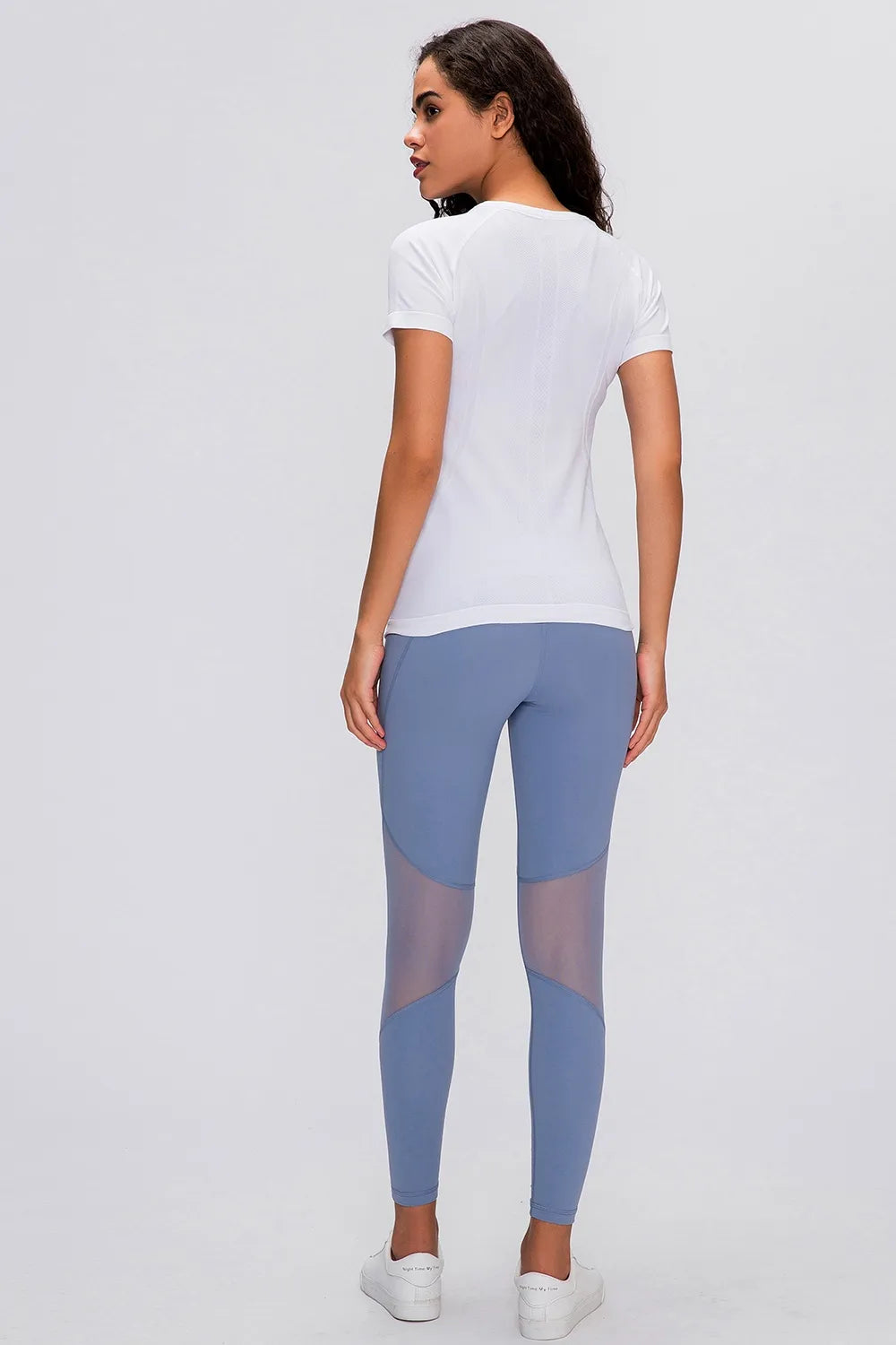 Millennia Round Neck Short Sleeve Active T-Shirt - Fashorio